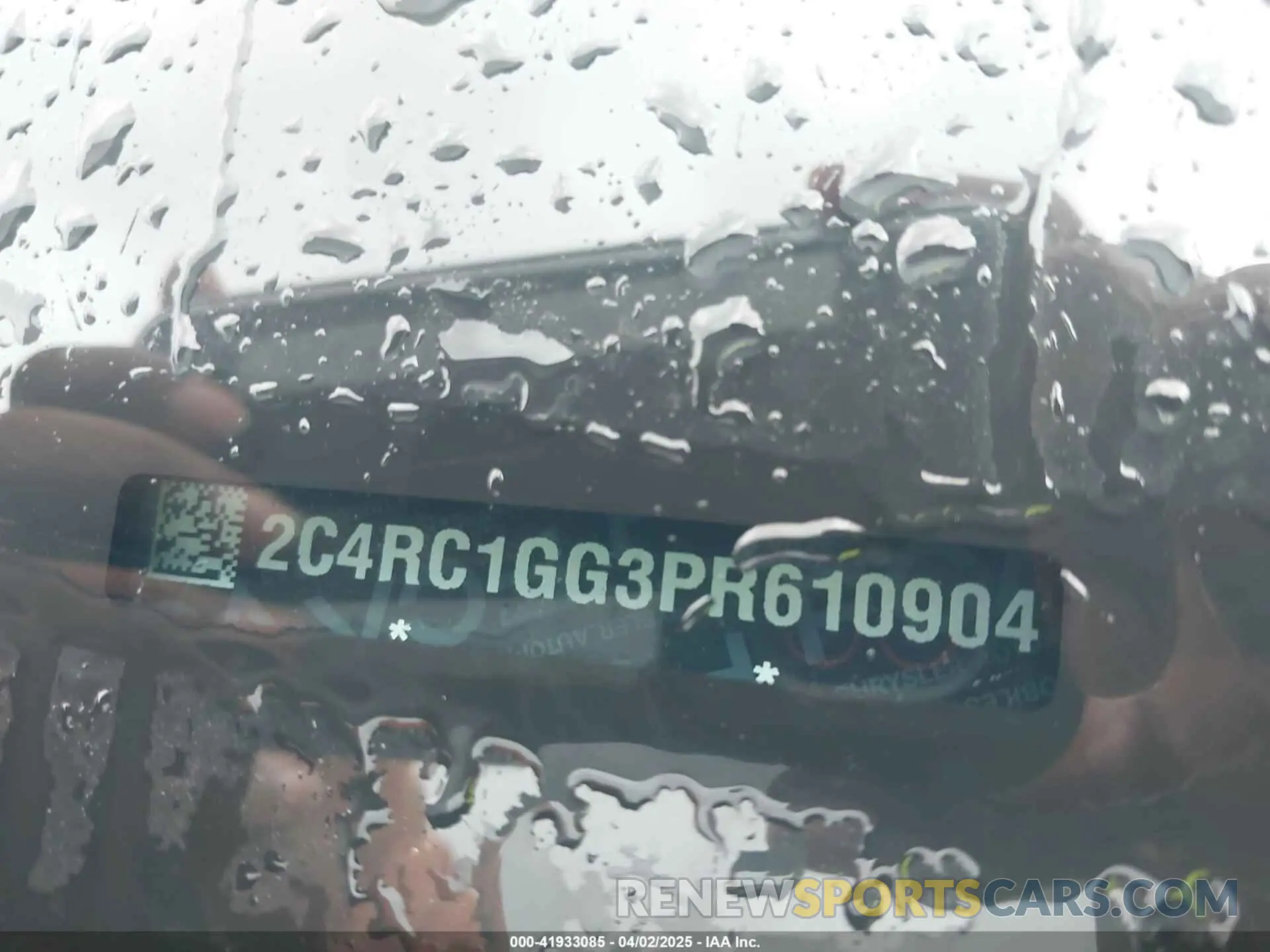 9 fotografías del automóvil dañado 2C4RC1GG3PR610904 CHRYSLER PACIFICA 2023