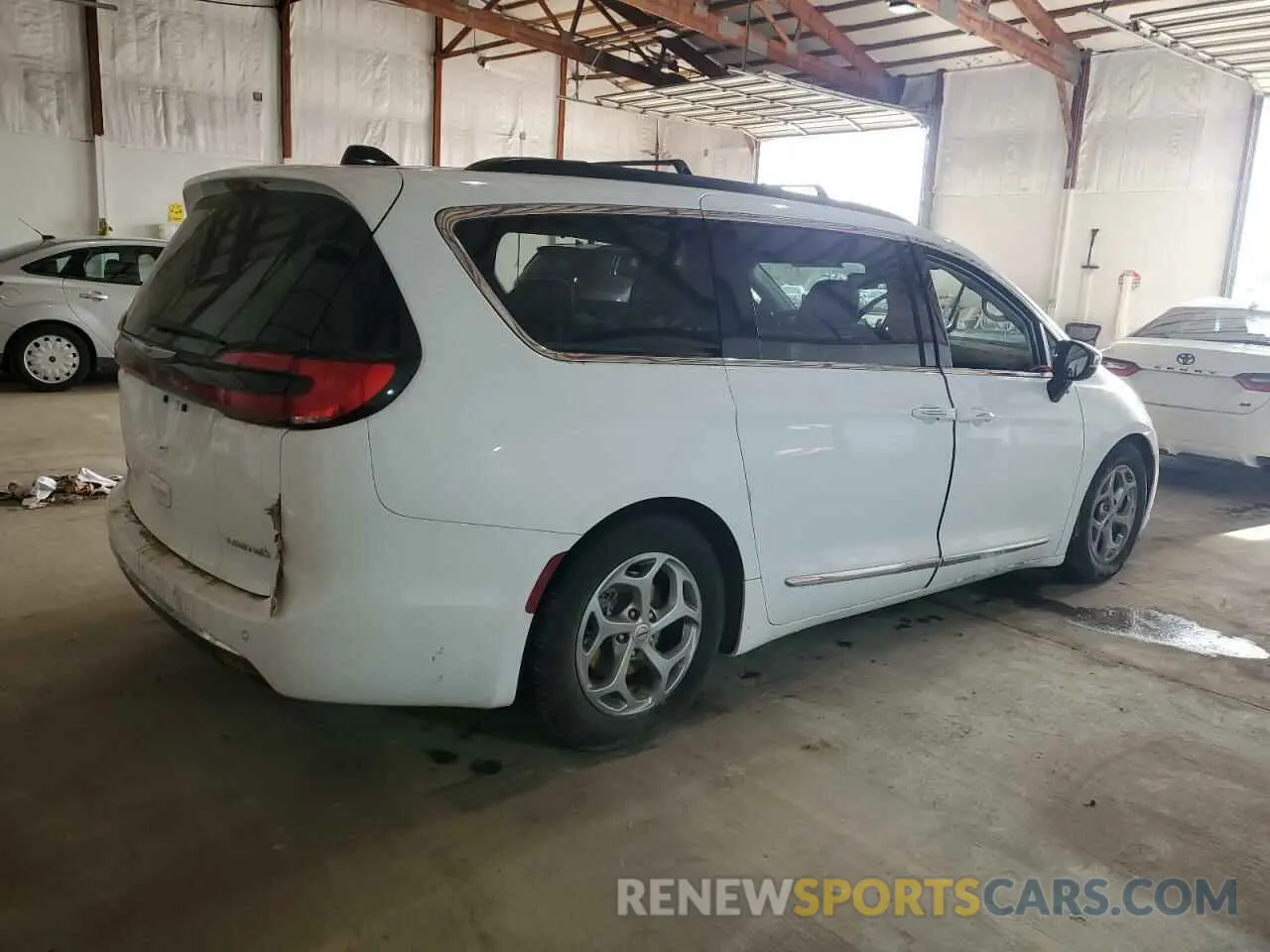 3 fotografías del automóvil dañado 2C4RC1GG5PR520802 CHRYSLER PACIFICA 2023