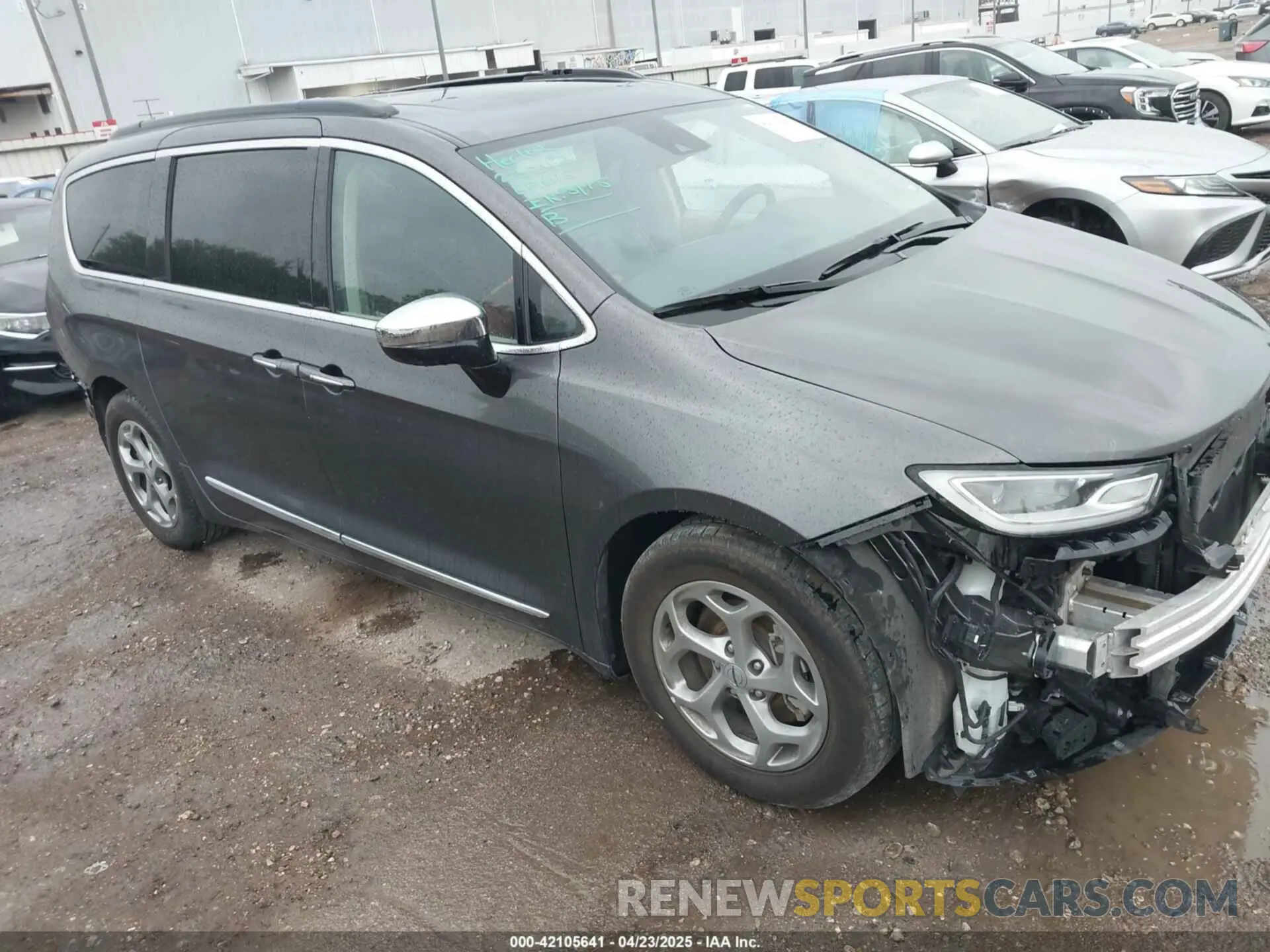1 fotografías del automóvil dañado 2C4RC1GG9PR610843 CHRYSLER PACIFICA 2023