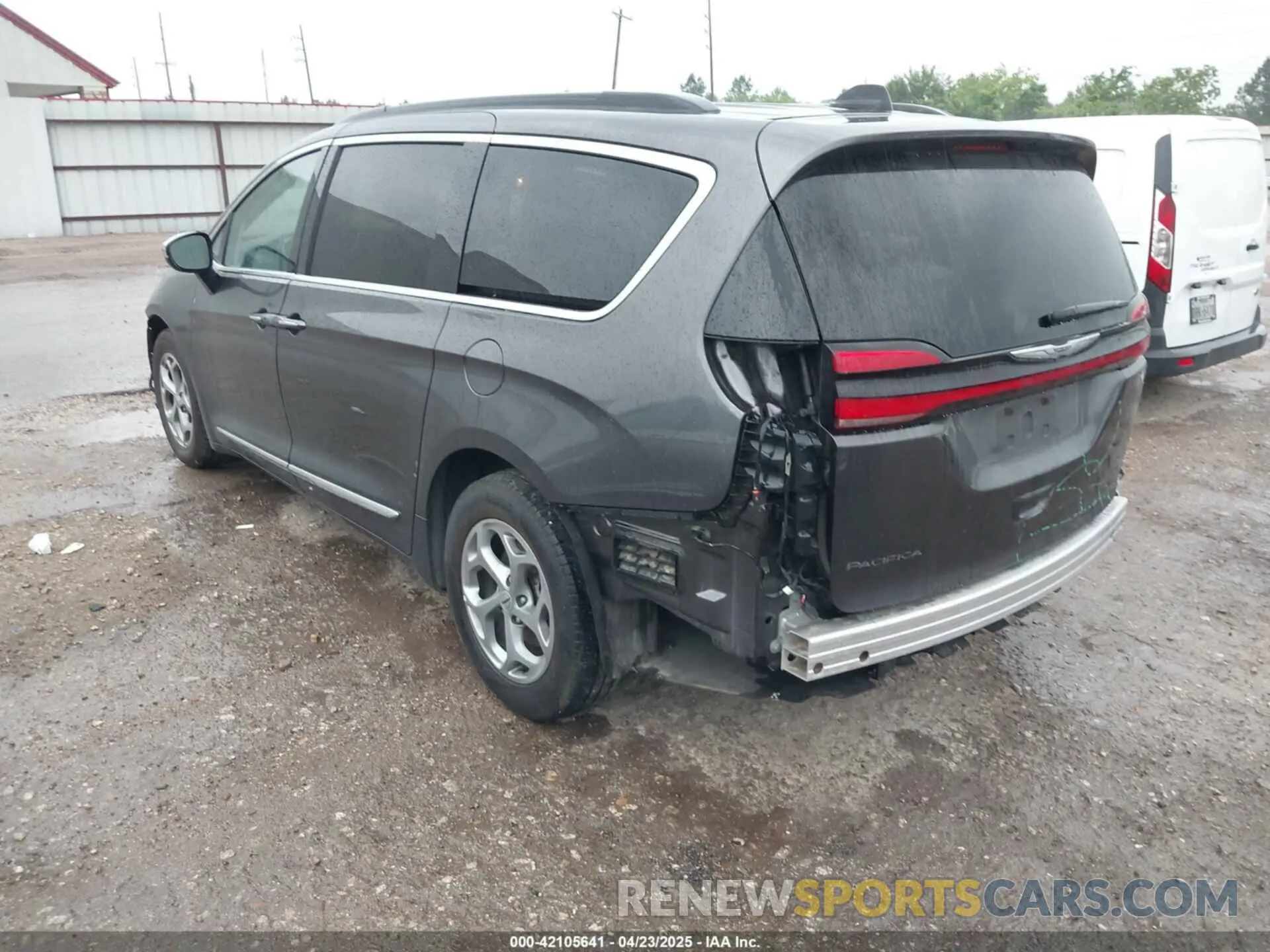 3 fotografías del automóvil dañado 2C4RC1GG9PR610843 CHRYSLER PACIFICA 2023