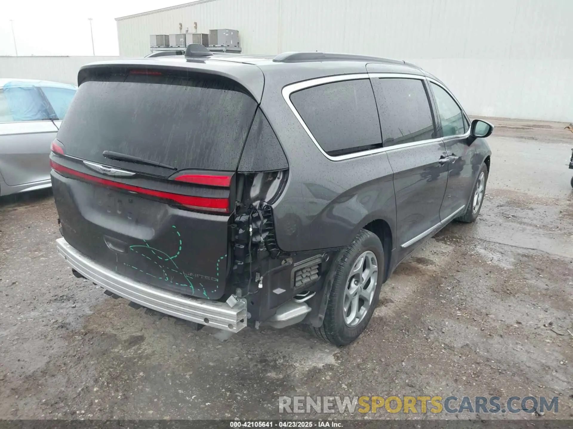 4 fotografías del automóvil dañado 2C4RC1GG9PR610843 CHRYSLER PACIFICA 2023