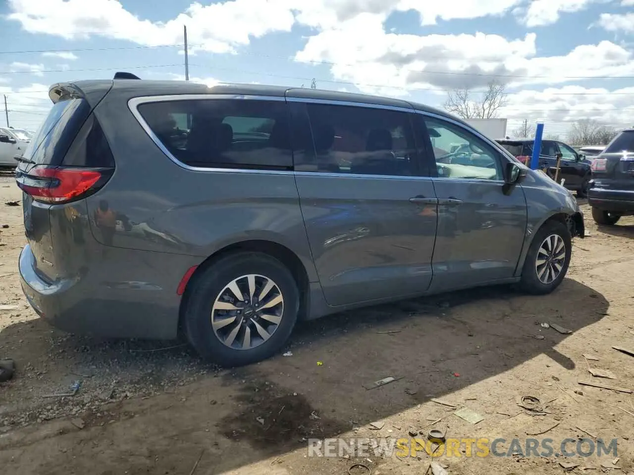 3 fotografías del automóvil dañado 2C4RC1L7XPR572495 CHRYSLER PACIFICA 2023