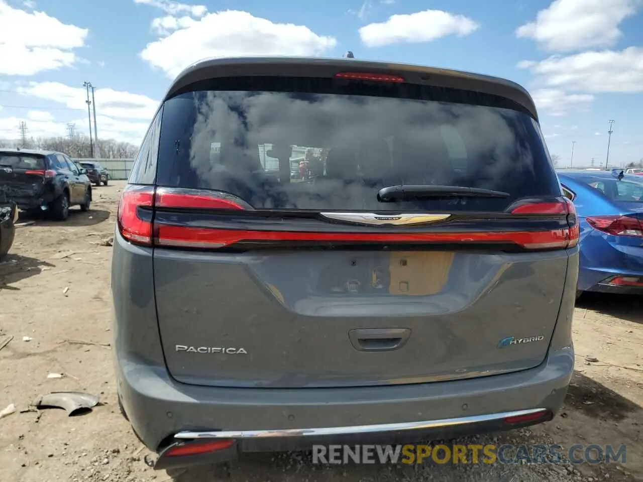 6 fotografías del automóvil dañado 2C4RC1L7XPR572495 CHRYSLER PACIFICA 2023