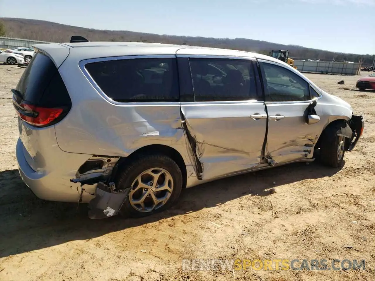 3 fotografías del automóvil dañado 2C4RC3BG7PR610147 CHRYSLER PACIFICA 2023