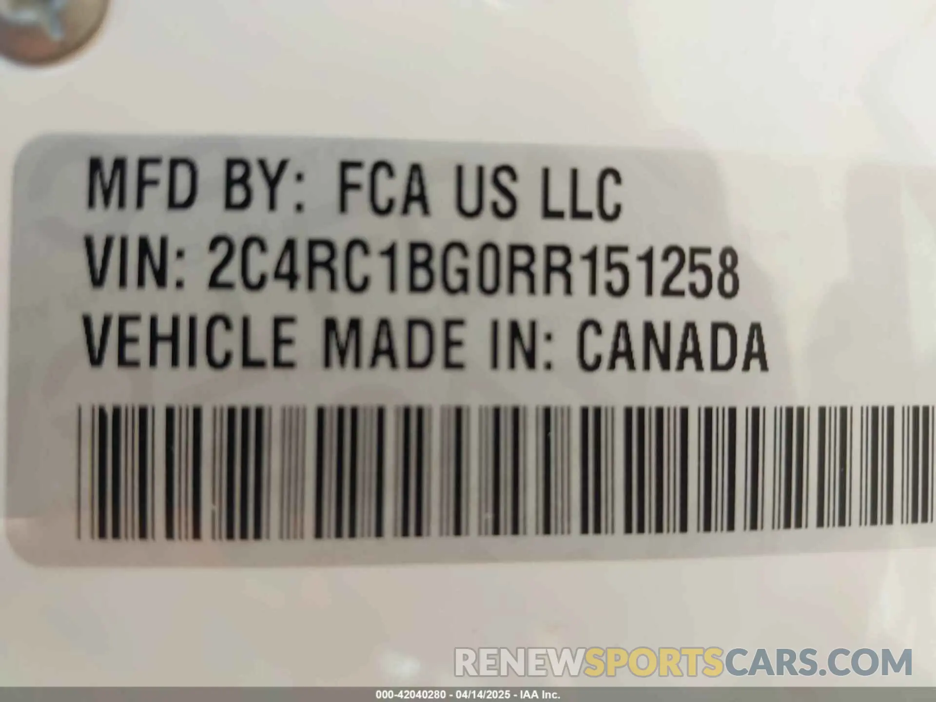 9 fotografías del automóvil dañado 2C4RC1BG0RR151258 CHRYSLER PACIFICA 2024