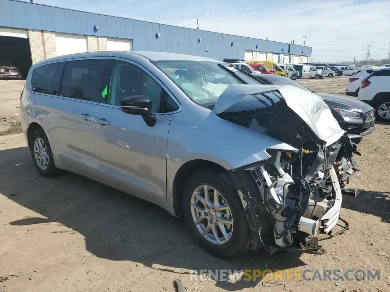 4 fotografías del automóvil dañado 2C4RC1BG1RR186780 CHRYSLER PACIFICA 2024
