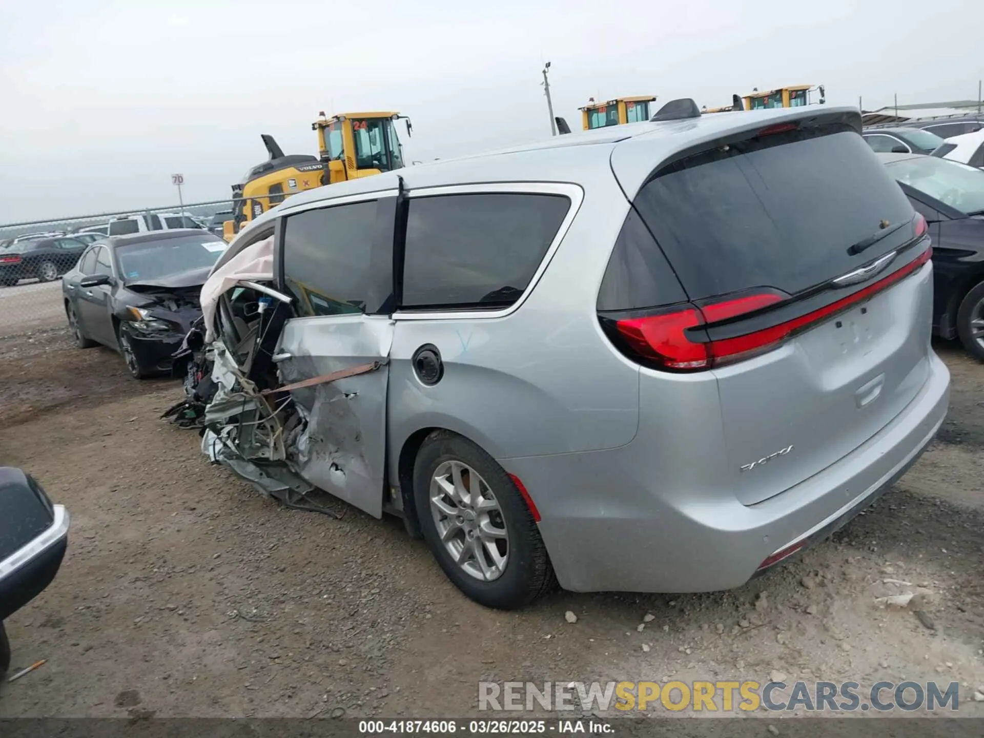 3 fotografías del automóvil dañado 2C4RC1BG2RR155439 CHRYSLER PACIFICA 2024