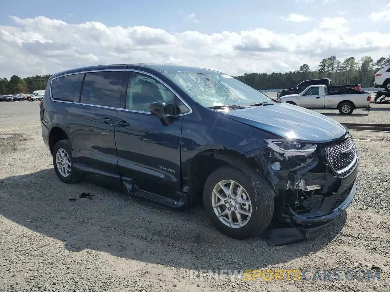 4 fotografías del automóvil dañado 2C4RC1BG2RR183306 CHRYSLER PACIFICA 2024