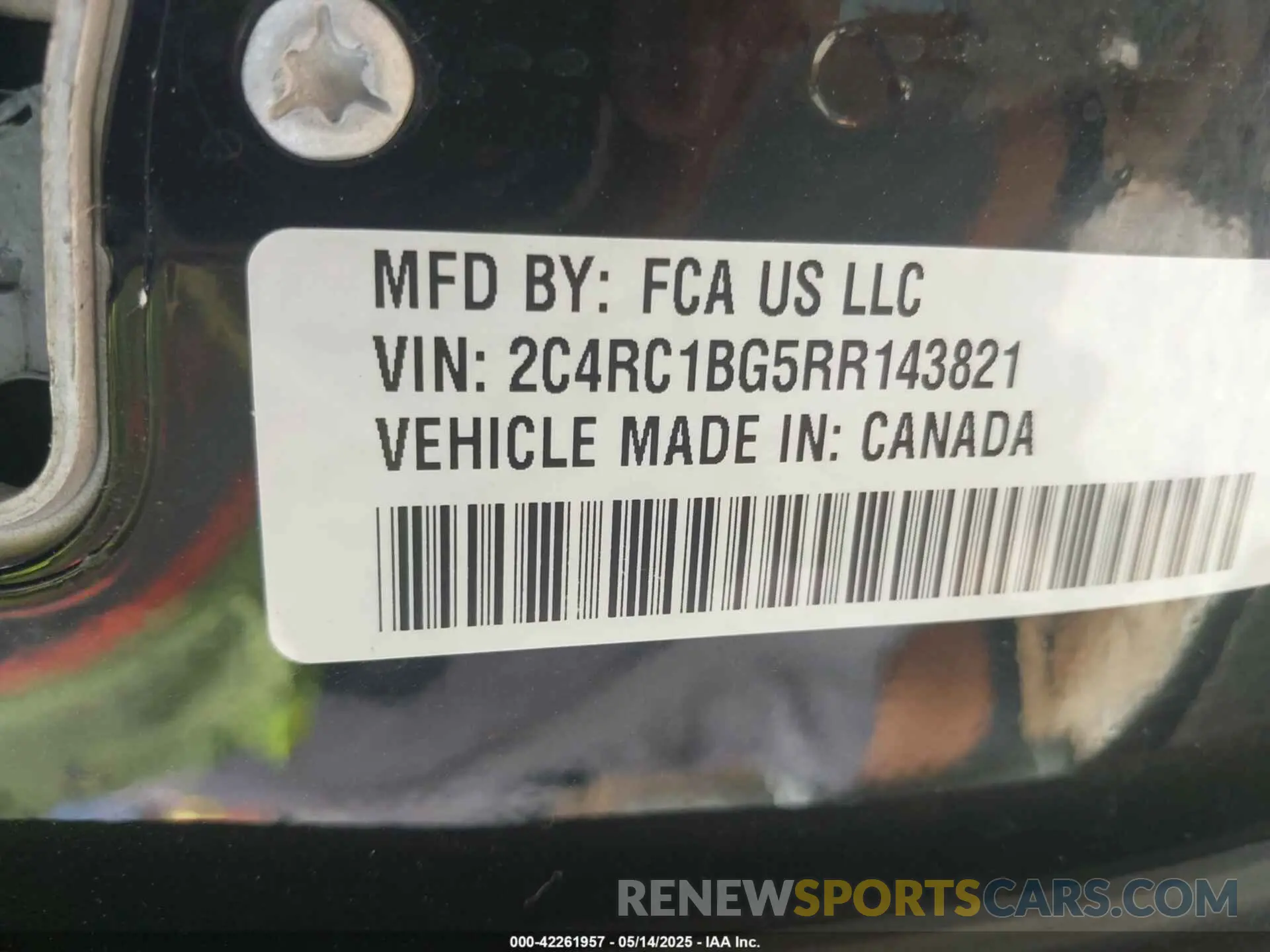 9 fotografías del automóvil dañado 2C4RC1BG5RR143821 CHRYSLER PACIFICA 2024