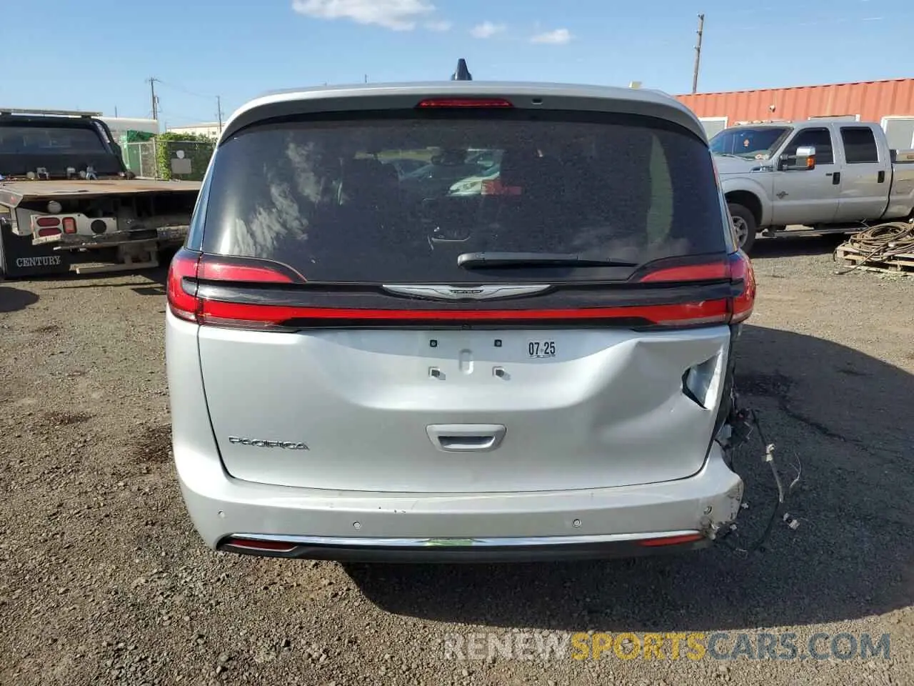 6 fotografías del automóvil dañado 2C4RC1BG5RR147092 CHRYSLER PACIFICA 2024