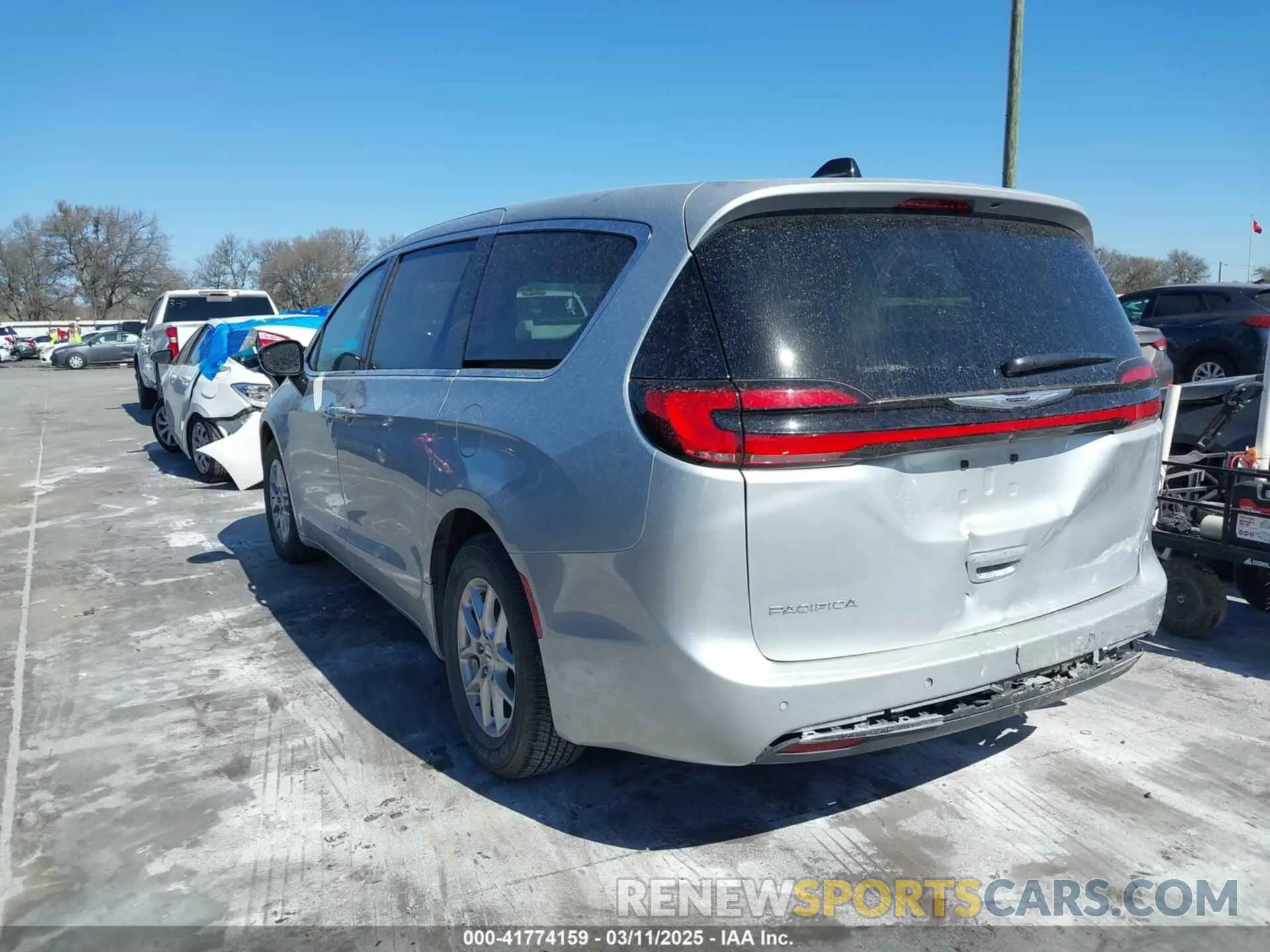 3 fotografías del automóvil dañado 2C4RC1BG6RR148395 CHRYSLER PACIFICA 2024