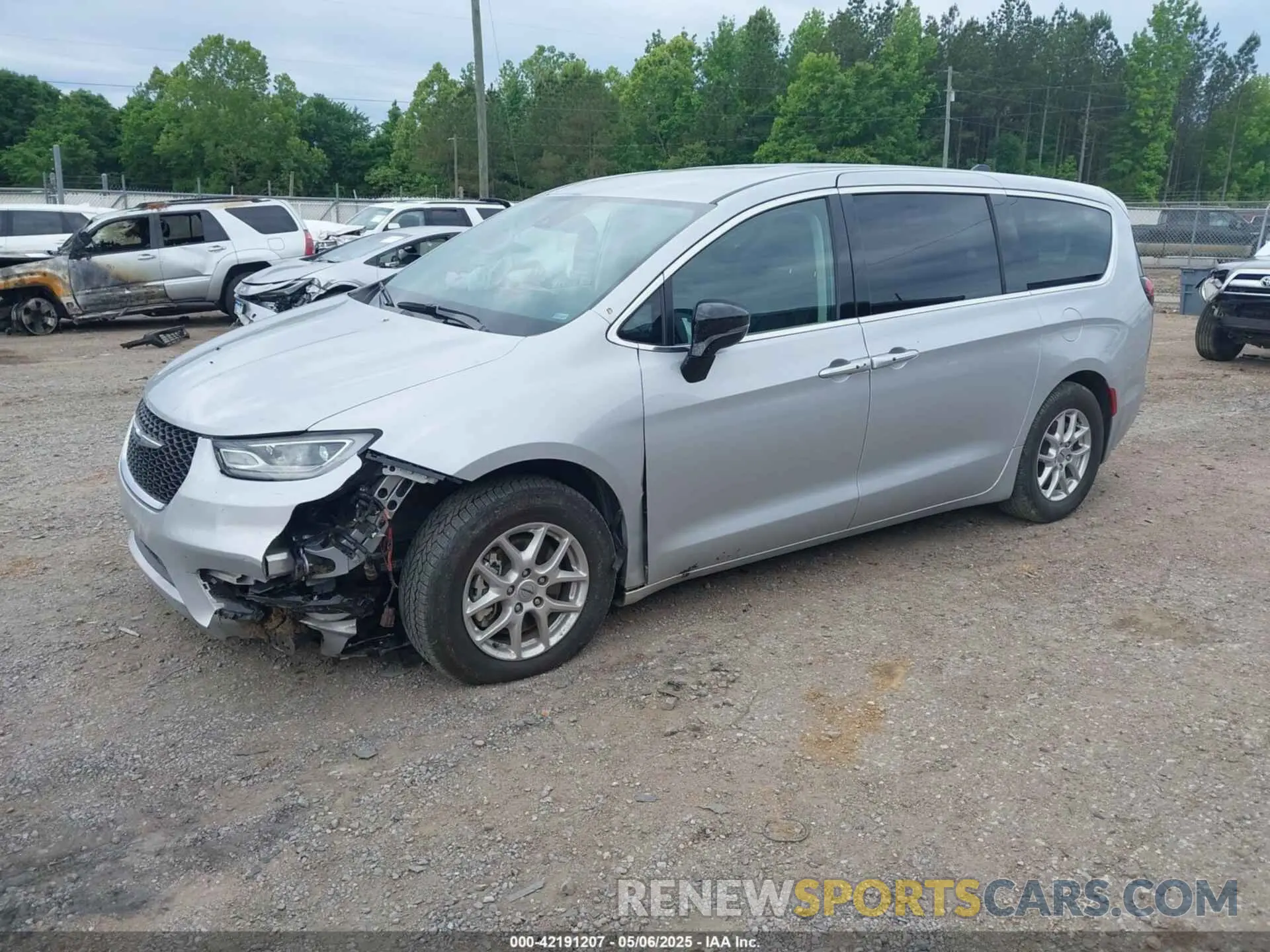 2 fotografías del automóvil dañado 2C4RC1BG8RR132876 CHRYSLER PACIFICA 2024