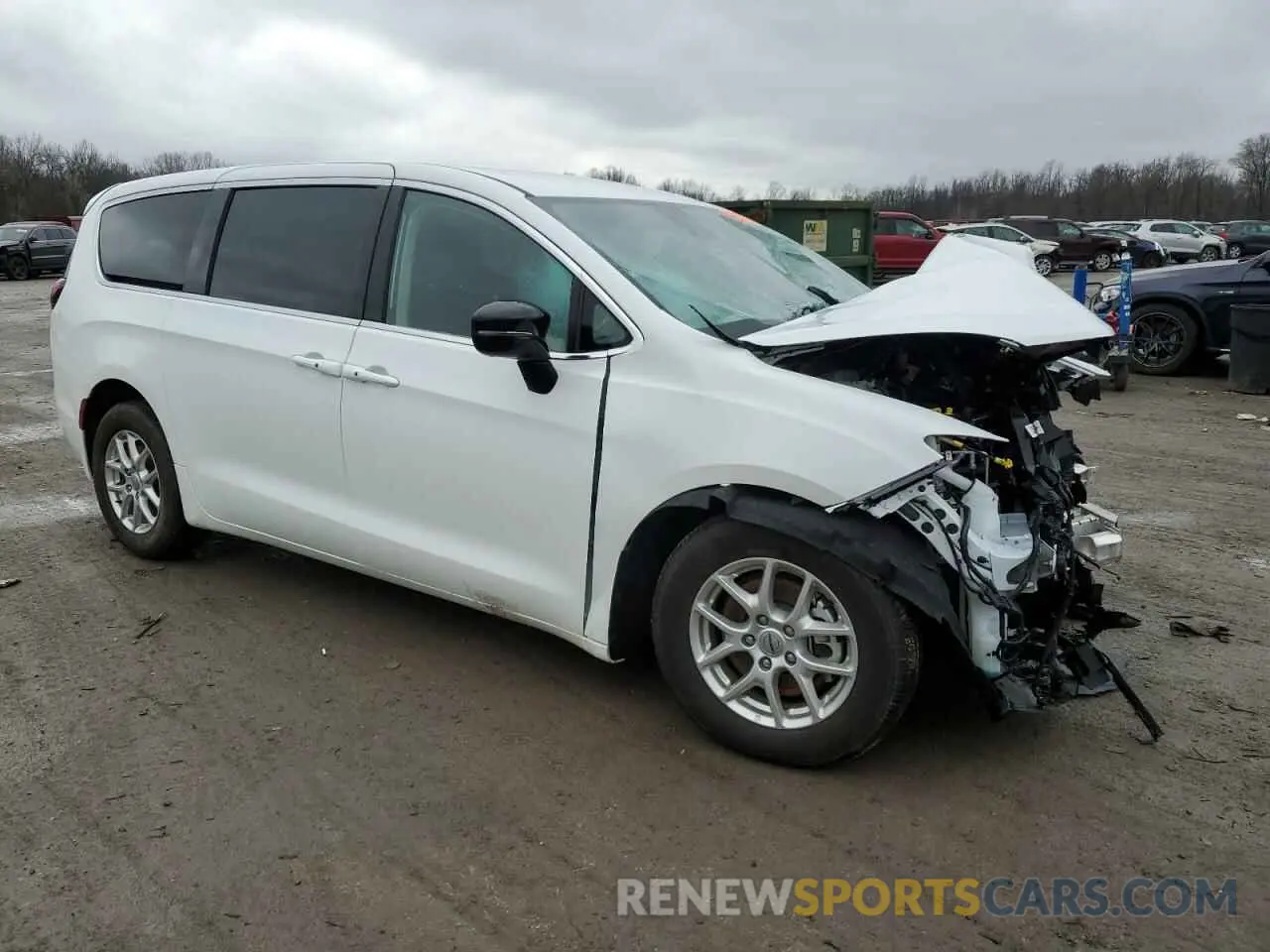 4 fotografías del automóvil dañado 2C4RC1BG9RR116556 CHRYSLER PACIFICA 2024