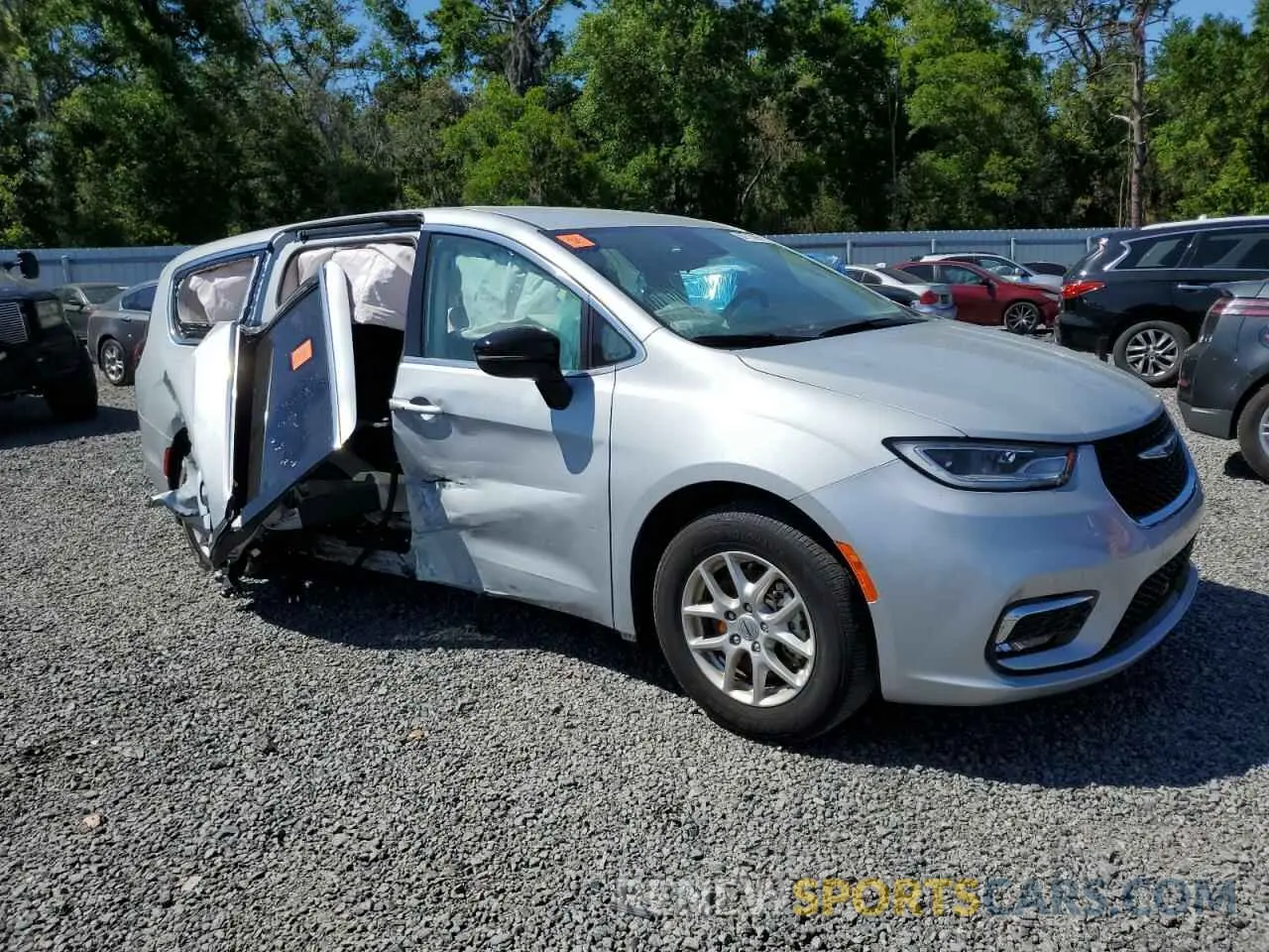 4 fotografías del automóvil dañado 2C4RC1BG9RR123104 CHRYSLER PACIFICA 2024
