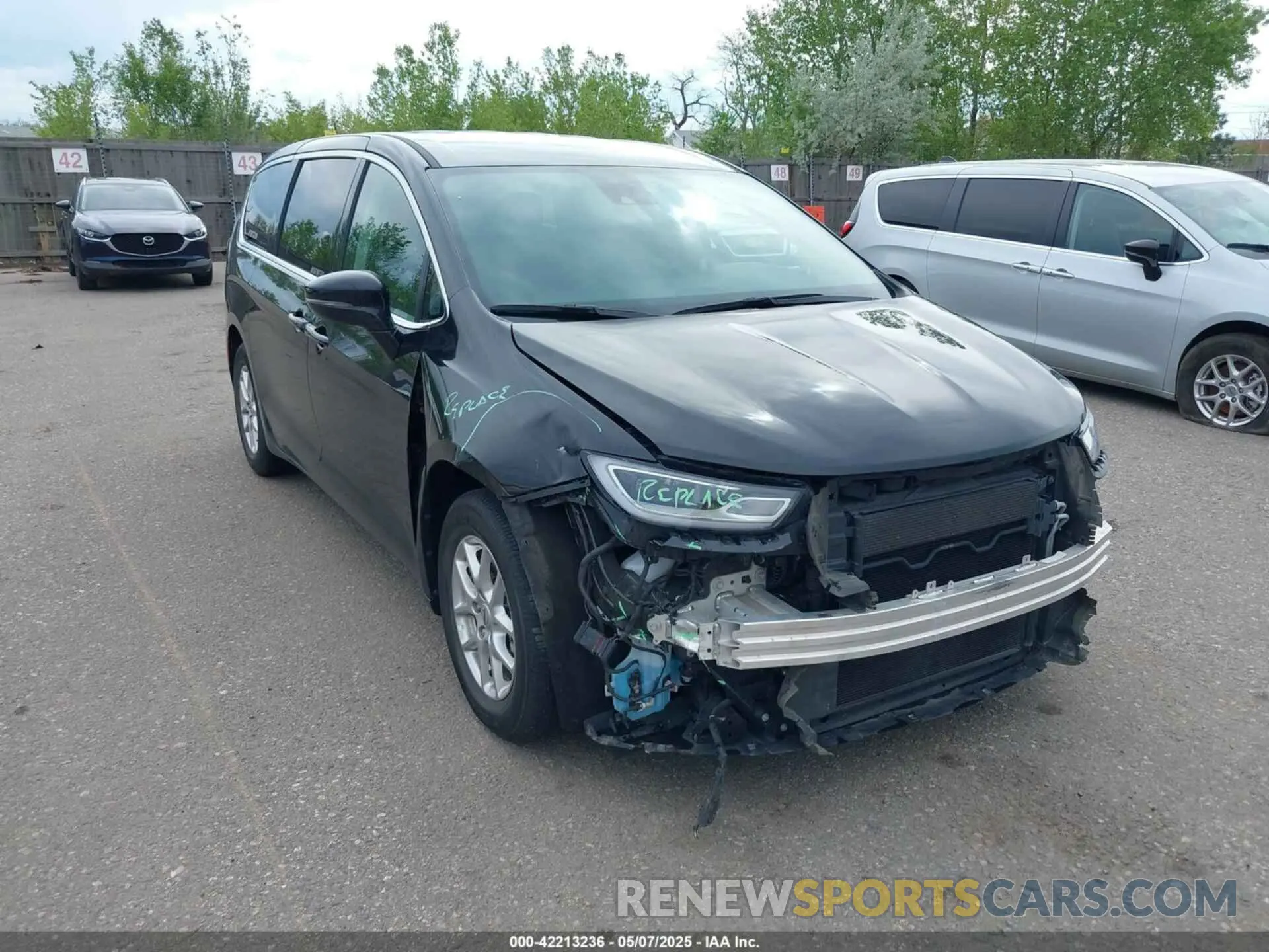 1 fotografías del automóvil dañado 2C4RC1BGXRR135925 CHRYSLER PACIFICA 2024