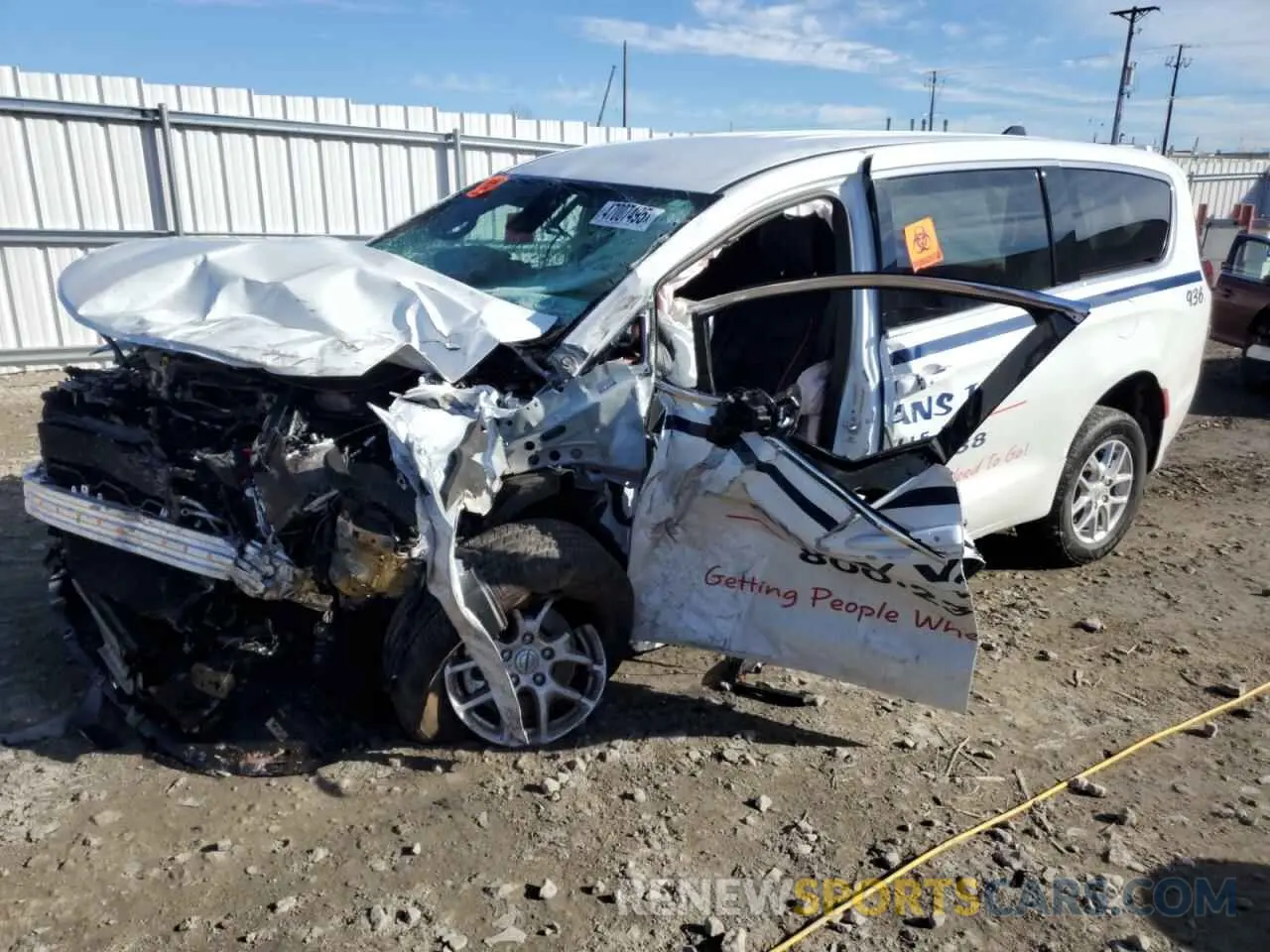 1 fotografías del automóvil dañado 2C4RC1FG3RR126350 CHRYSLER PACIFICA 2024