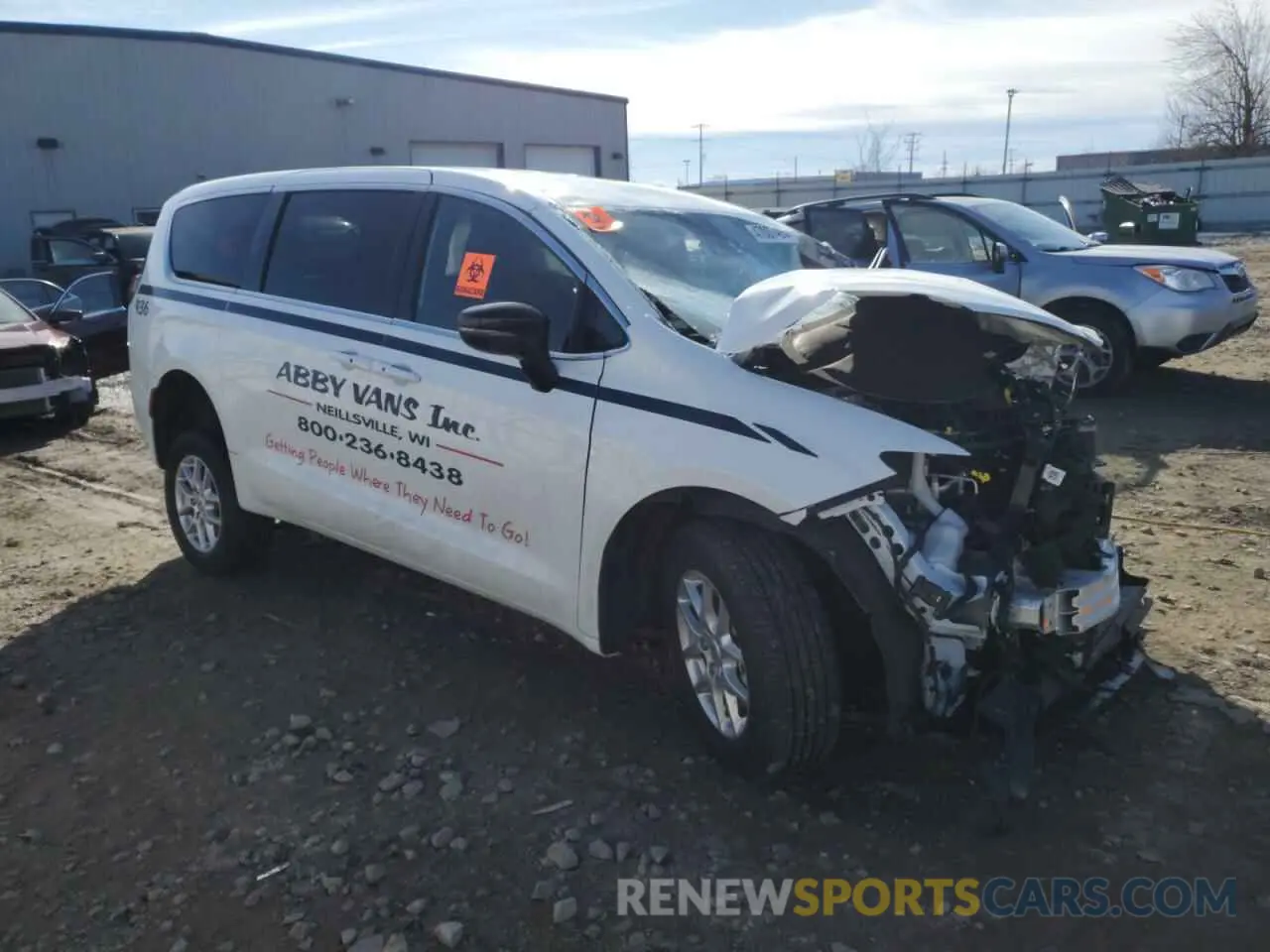 4 fotografías del automóvil dañado 2C4RC1FG3RR126350 CHRYSLER PACIFICA 2024