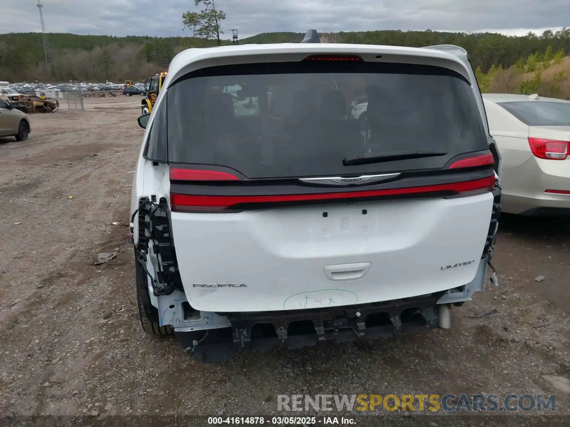 6 fotografías del automóvil dañado 2C4RC1GGXRR107034 CHRYSLER PACIFICA 2024