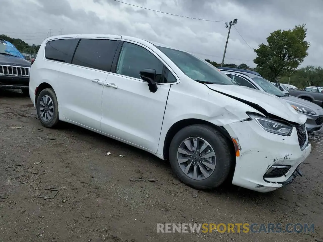 4 fotografías del automóvil dañado 2C4RC1S71RR121699 CHRYSLER PACIFICA 2024