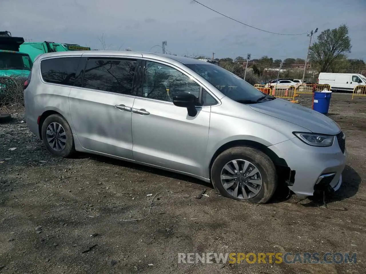 4 fotografías del automóvil dañado 2C4RC1S71RR141595 CHRYSLER PACIFICA 2024