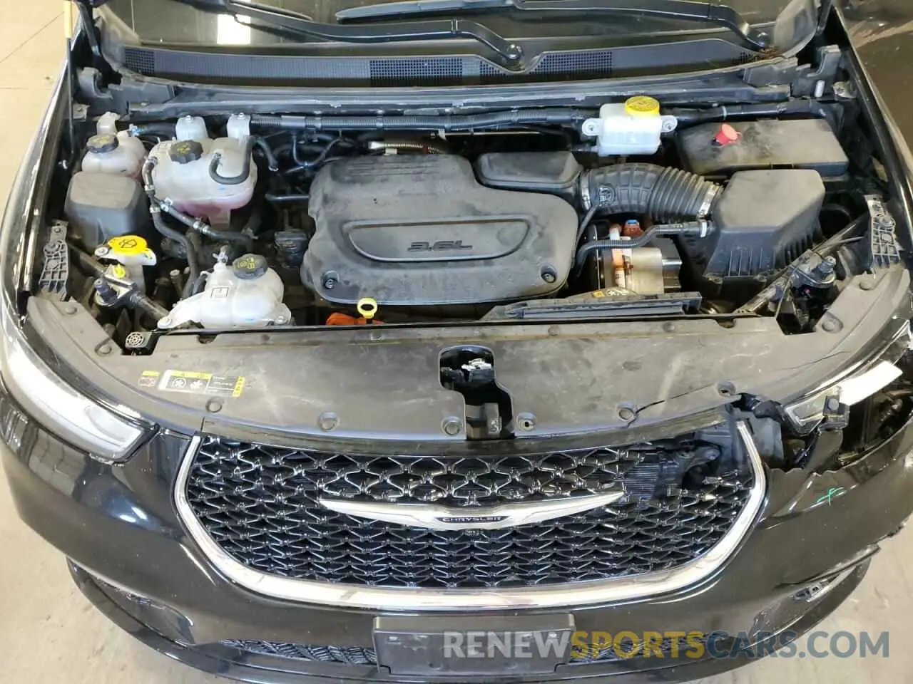 12 fotografías del automóvil dañado 2C4RC1S73RR150136 CHRYSLER PACIFICA 2024