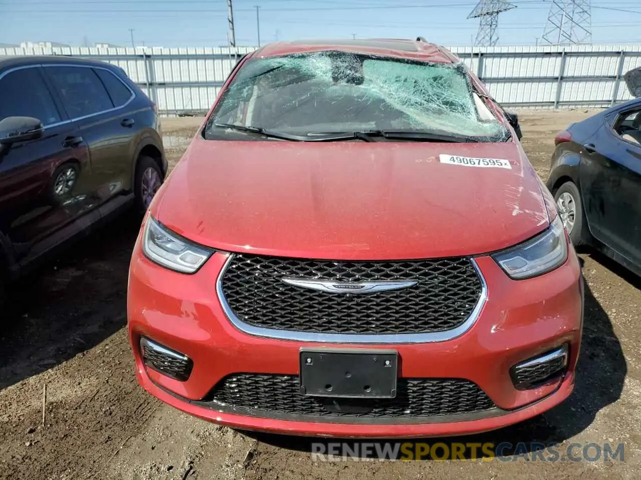 5 fotografías del automóvil dañado 2C4RC3BG1RR203525 CHRYSLER PACIFICA 2024