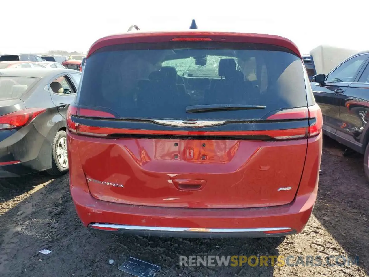6 fotografías del automóvil dañado 2C4RC3BG1RR203525 CHRYSLER PACIFICA 2024