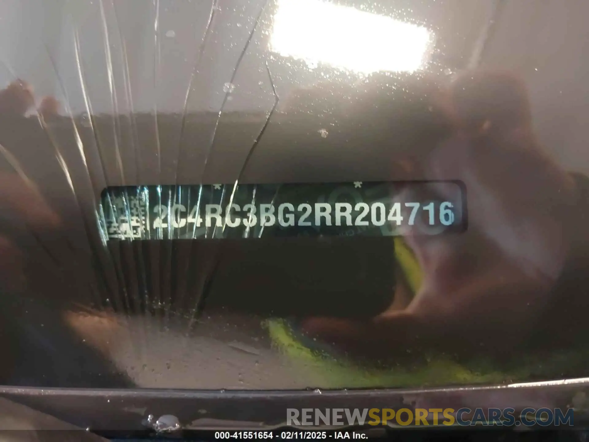 9 fotografías del automóvil dañado 2C4RC3BG2RR204716 CHRYSLER PACIFICA 2024