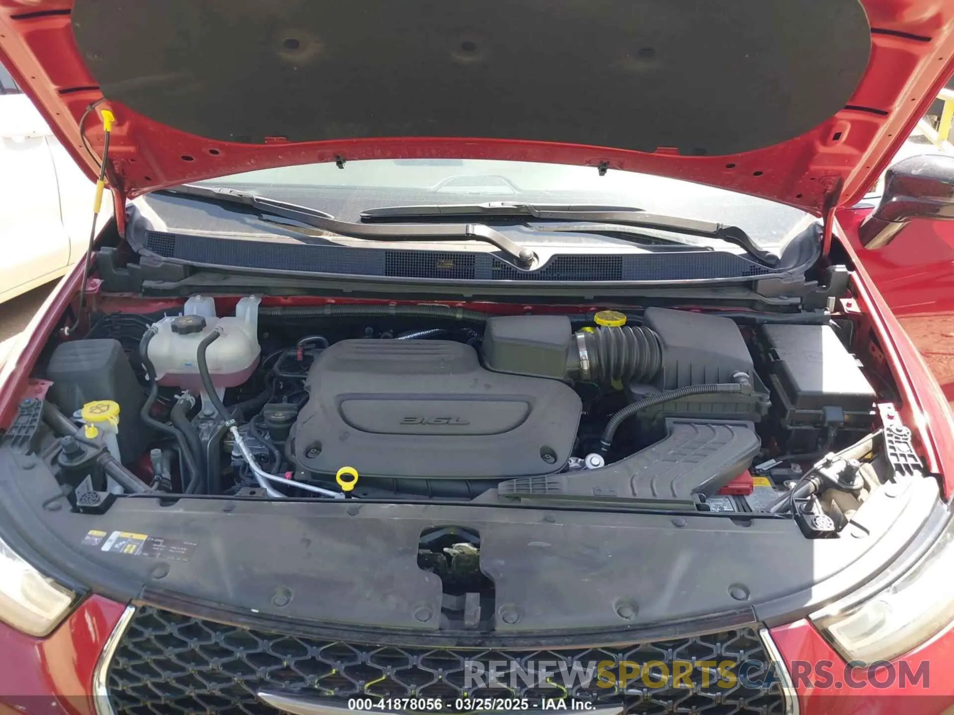 10 fotografías del automóvil dañado 2C4RC1BG1SR509859 CHRYSLER PACIFICA 2025