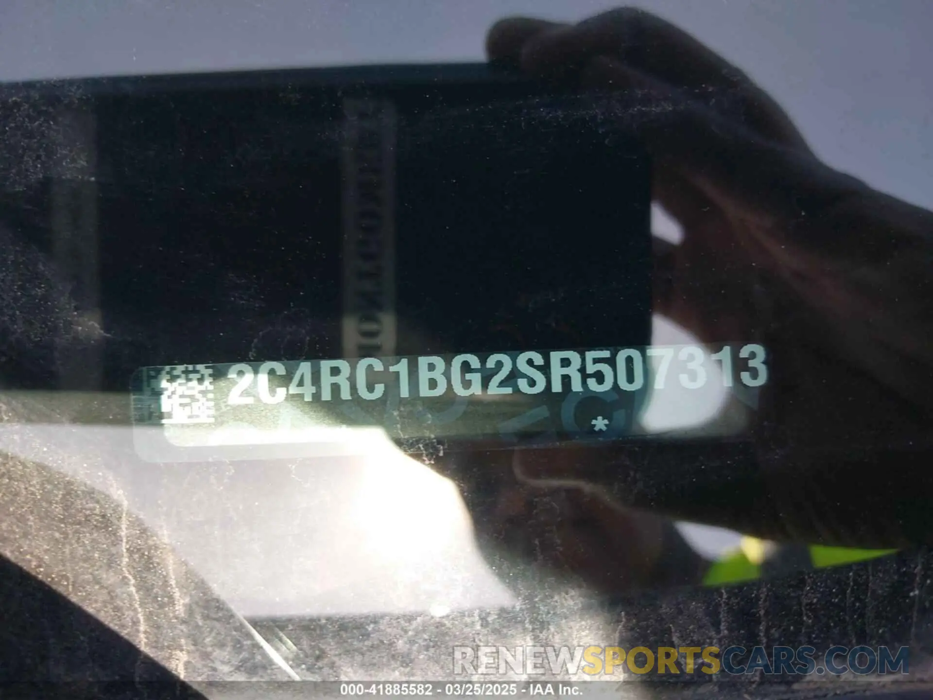 9 fotografías del automóvil dañado 2C4RC1BG2SR507313 CHRYSLER PACIFICA 2025