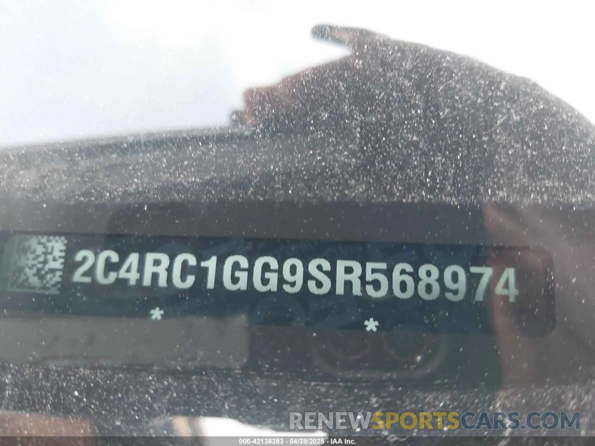 9 fotografías del automóvil dañado 2C4RC1GG9SR568974 CHRYSLER PACIFICA 2025