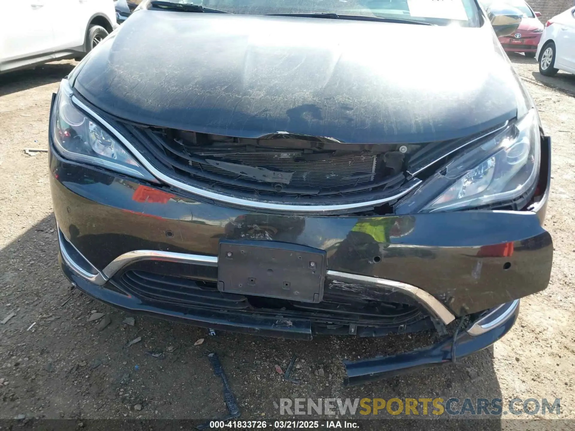 6 fotografías del automóvil dañado 2C4RC1N75KR500240 CHRYSLER PACIFICA HYBRID 2019