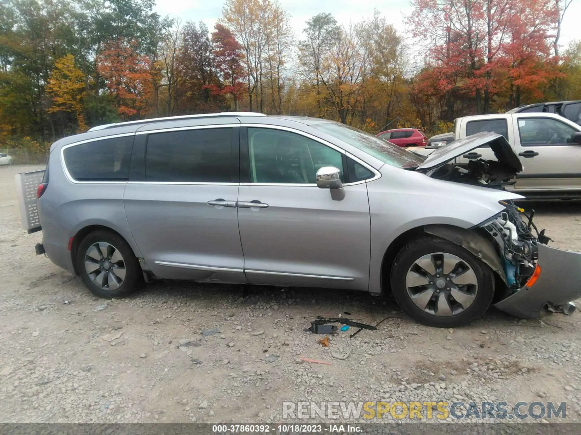 12 fotografías del automóvil dañado 2C4RC1N75LR242500 CHRYSLER PACIFICA HYBRID 2020