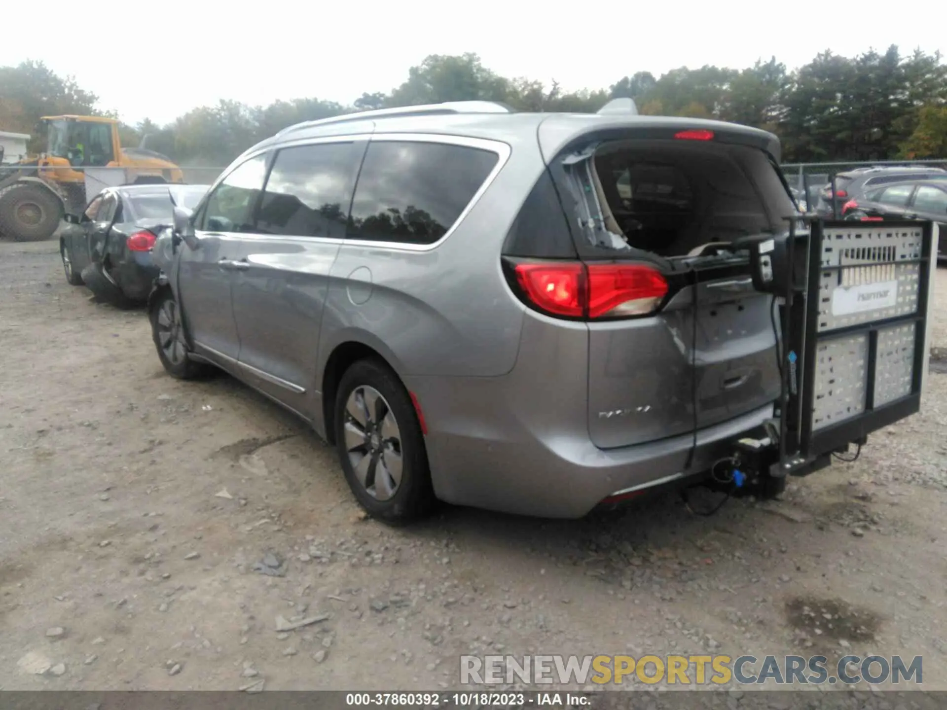 3 fotografías del automóvil dañado 2C4RC1N75LR242500 CHRYSLER PACIFICA HYBRID 2020