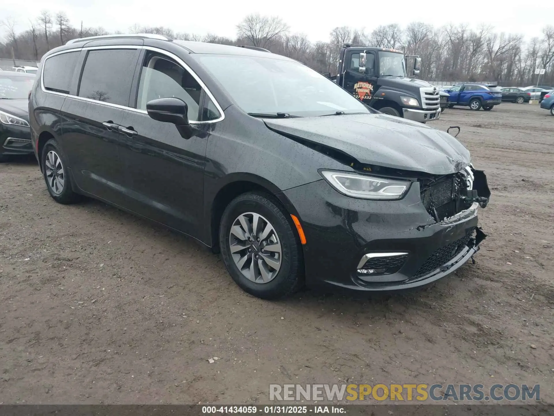 1 fotografías del automóvil dañado 2C4RC1L70MR599460 CHRYSLER PACIFICA HYBRID 2021