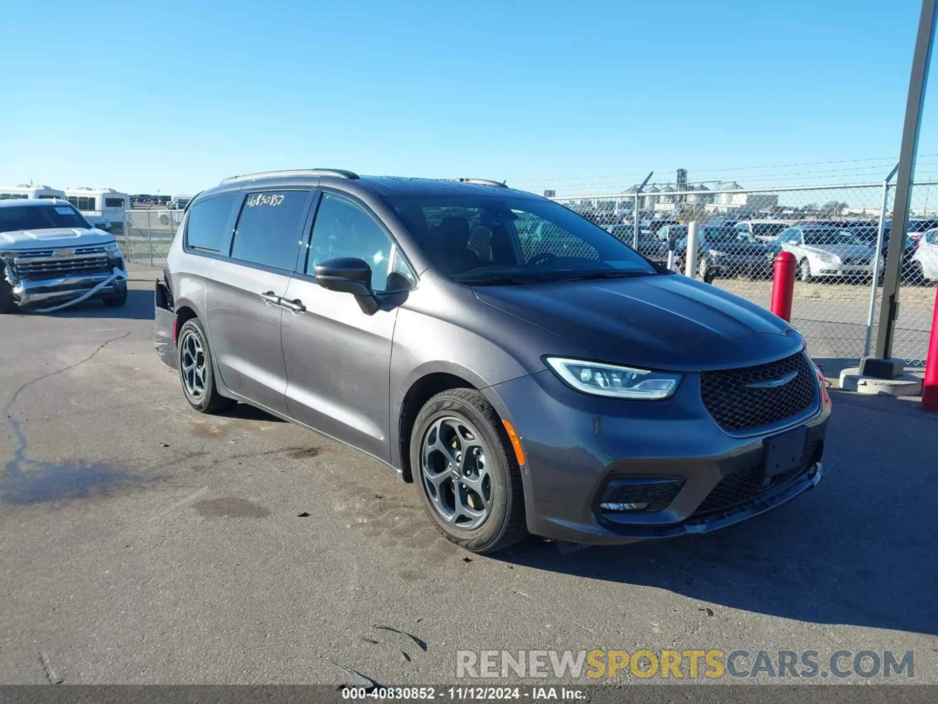 1 fotografías del automóvil dañado 2C4RC1L71MR550610 CHRYSLER PACIFICA HYBRID 2021