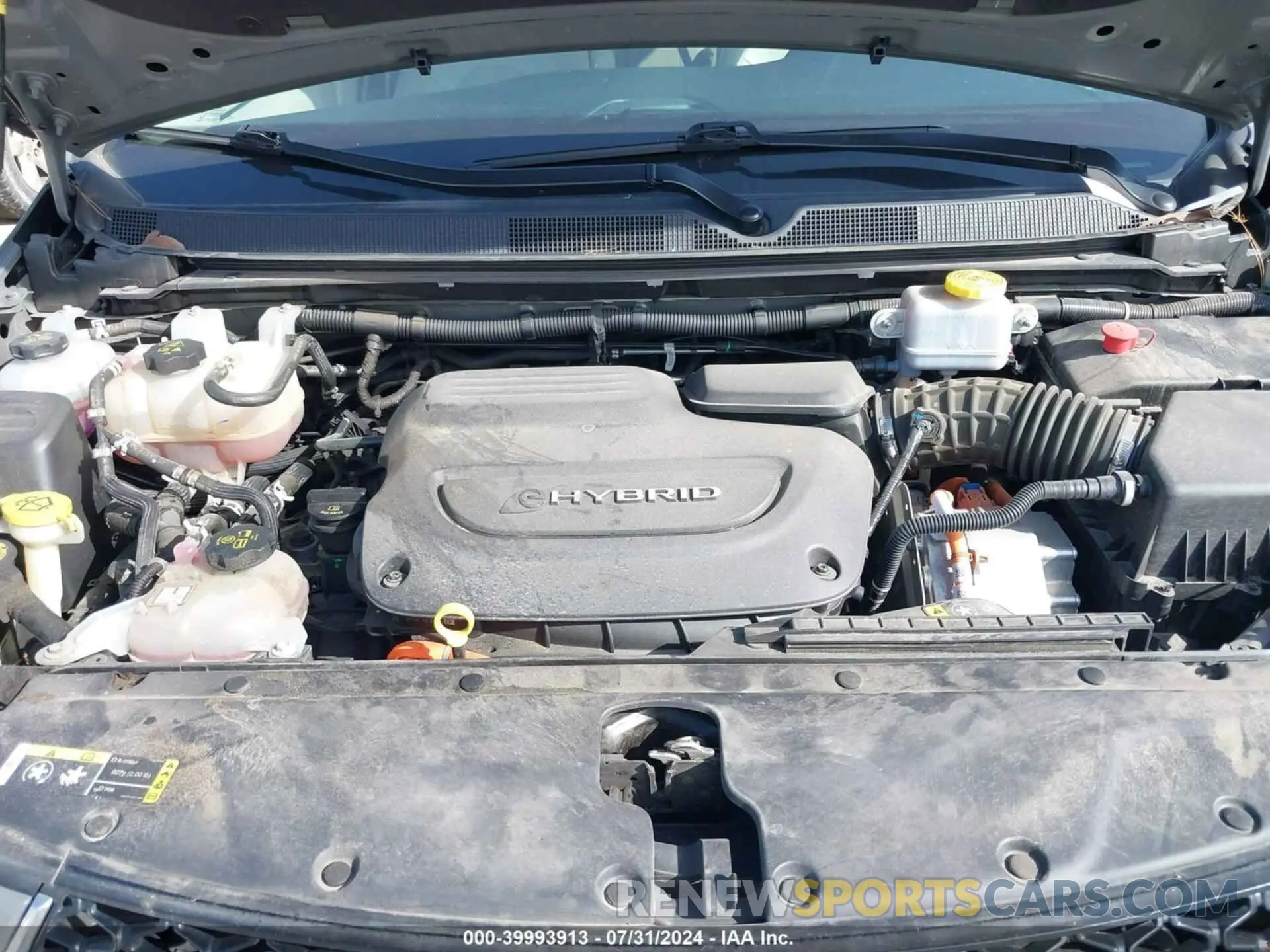 10 fotografías del automóvil dañado 2C4RC1L78MR596371 CHRYSLER PACIFICA HYBRID 2021