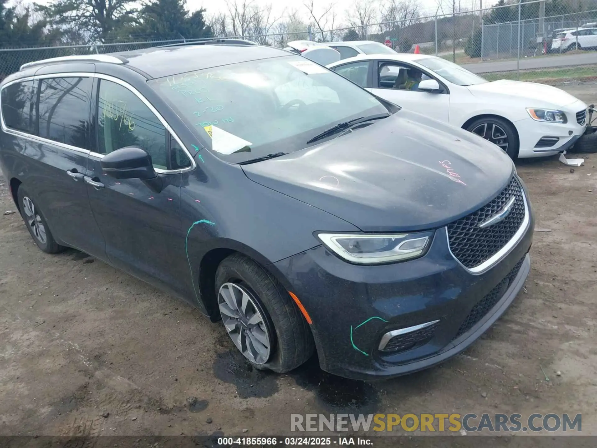 1 fotografías del automóvil dañado 2C4RC1L7XMR593987 CHRYSLER PACIFICA HYBRID 2021