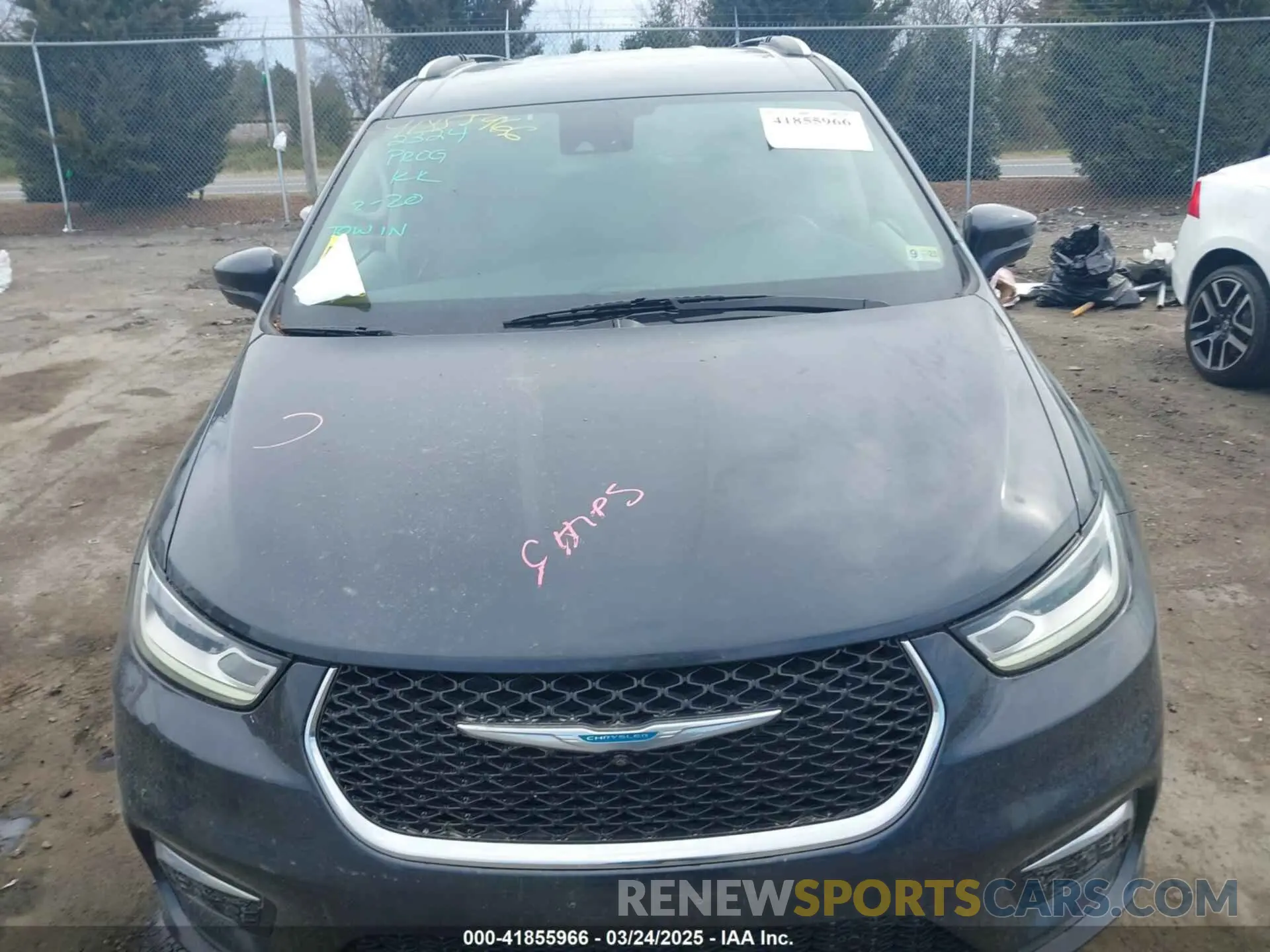 12 fotografías del automóvil dañado 2C4RC1L7XMR593987 CHRYSLER PACIFICA HYBRID 2021