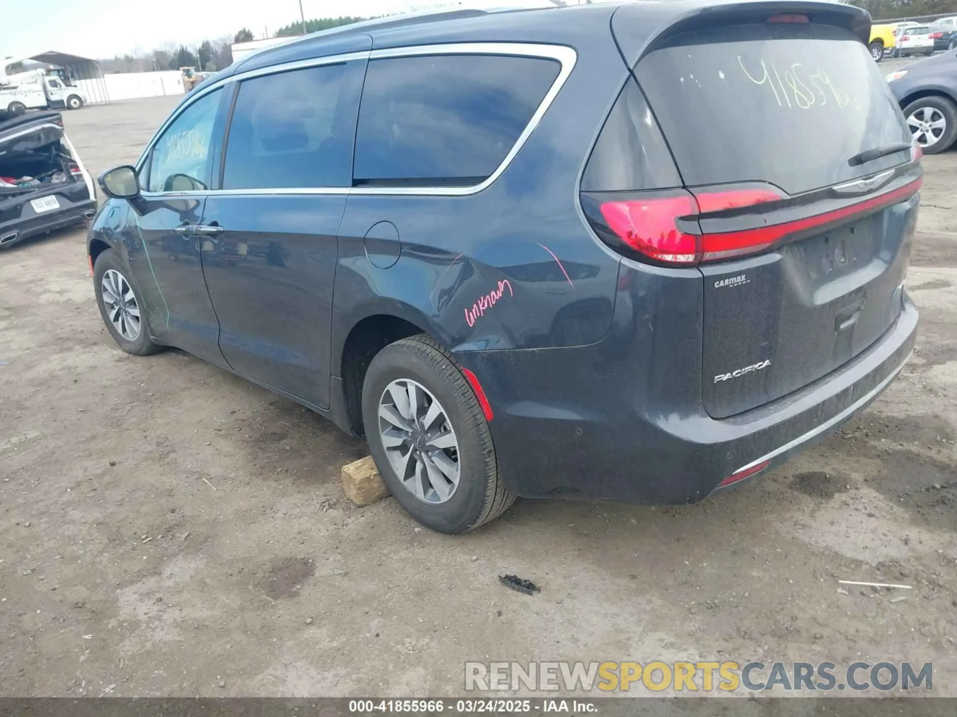 3 fotografías del automóvil dañado 2C4RC1L7XMR593987 CHRYSLER PACIFICA HYBRID 2021
