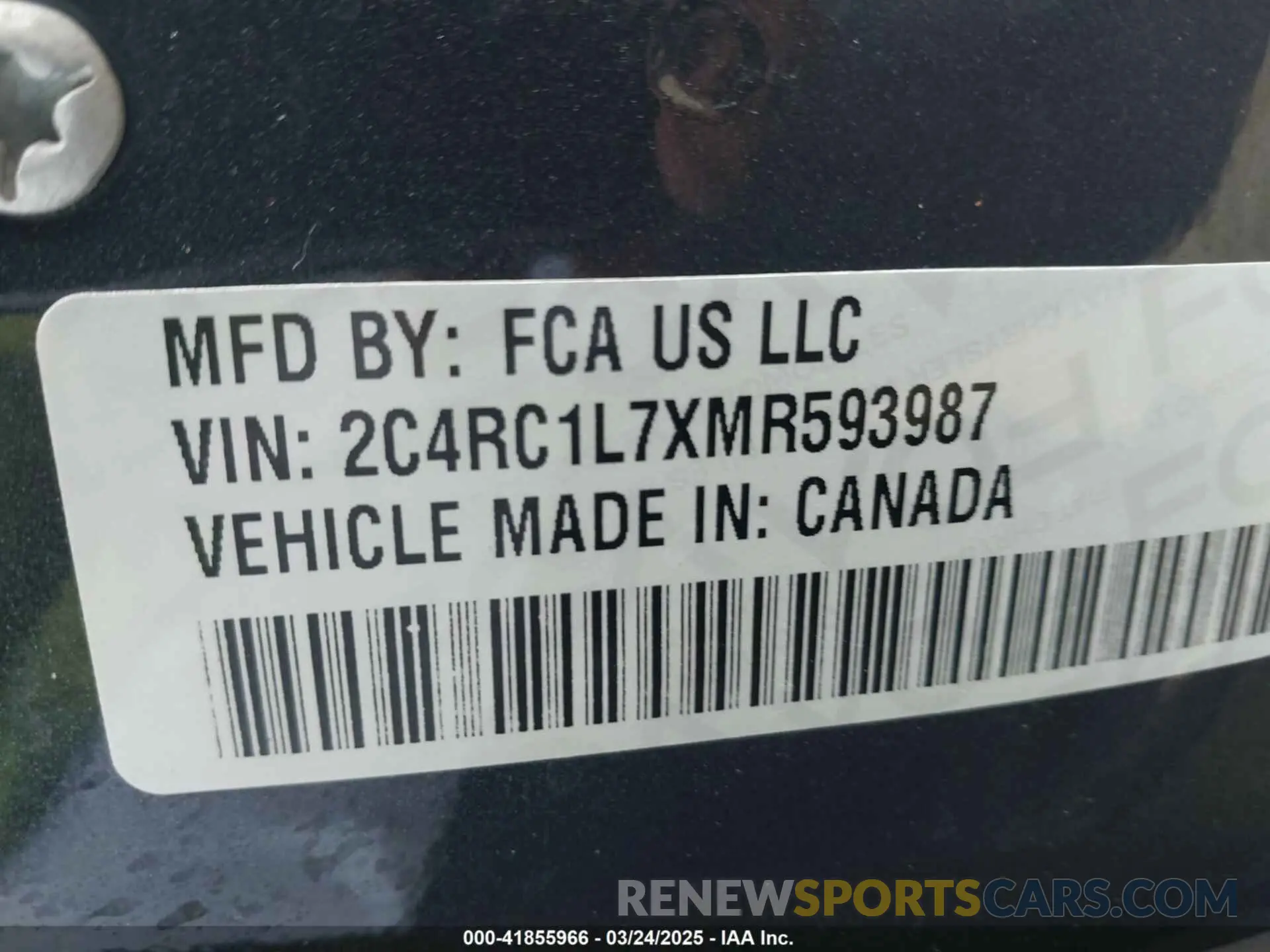 9 fotografías del automóvil dañado 2C4RC1L7XMR593987 CHRYSLER PACIFICA HYBRID 2021