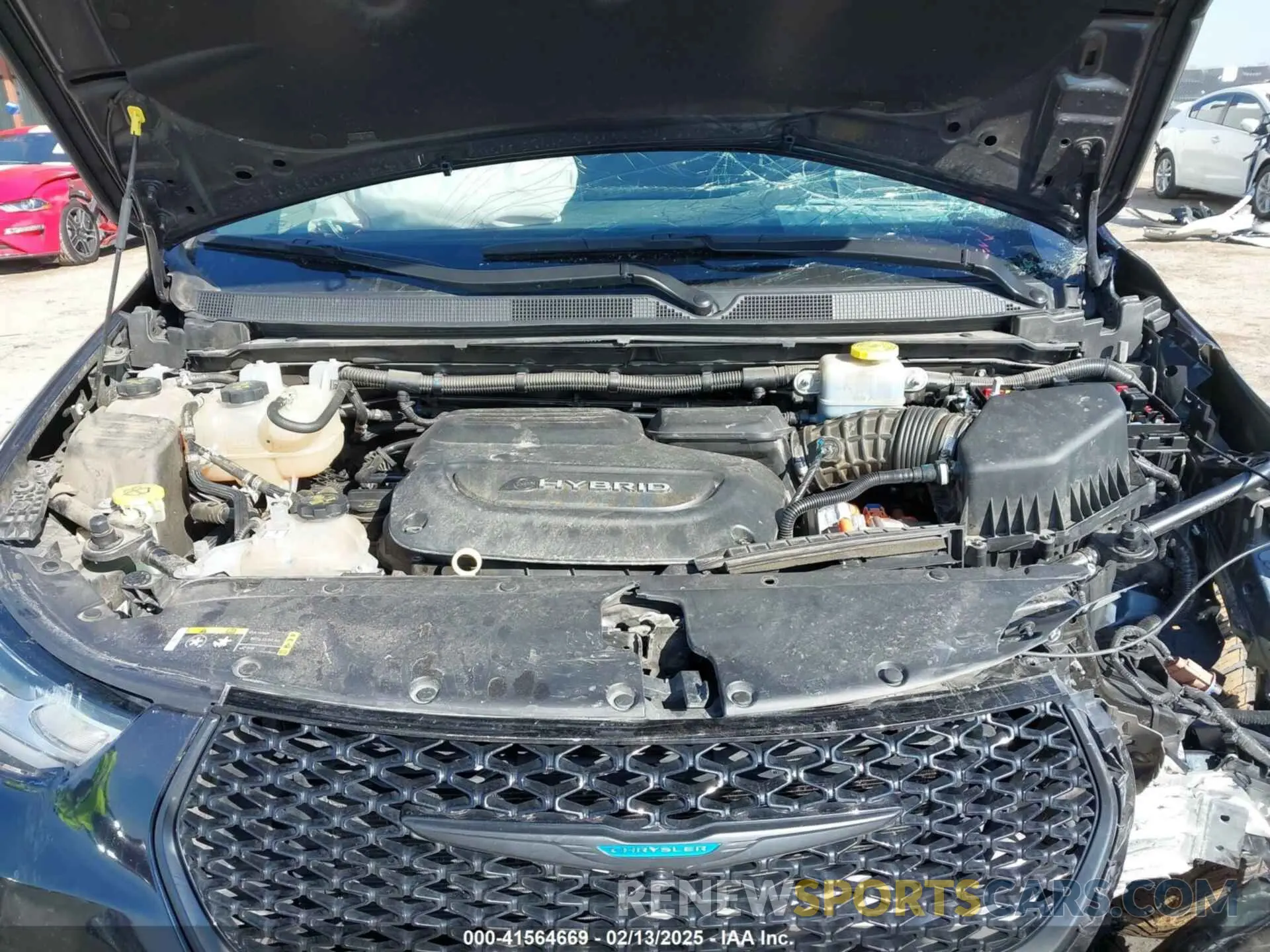 10 fotografías del automóvil dañado 2C4RC1S75MR541409 CHRYSLER PACIFICA HYBRID 2021