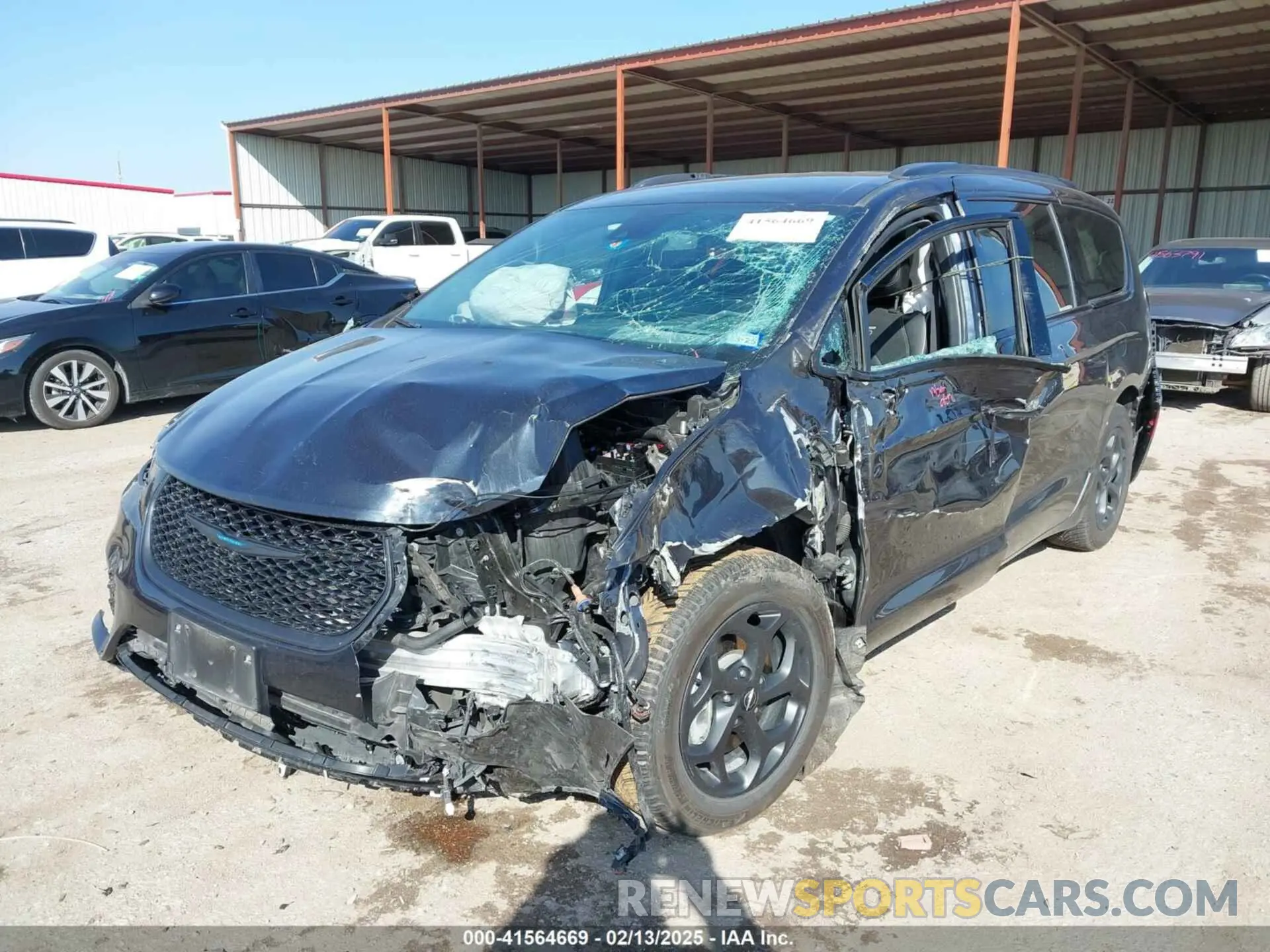 2 fotografías del automóvil dañado 2C4RC1S75MR541409 CHRYSLER PACIFICA HYBRID 2021