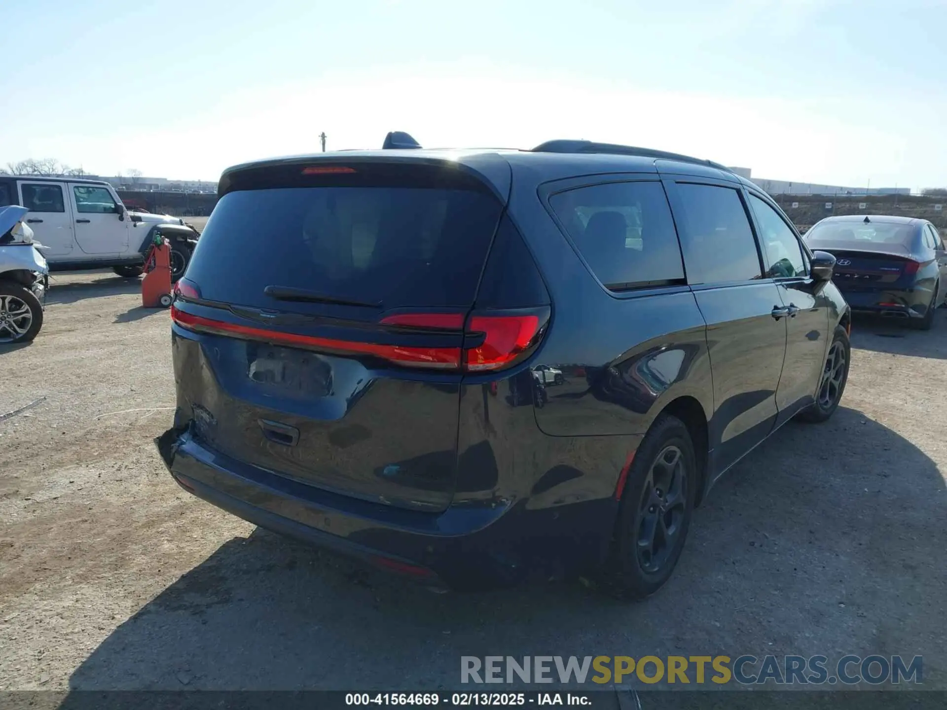 4 fotografías del automóvil dañado 2C4RC1S75MR541409 CHRYSLER PACIFICA HYBRID 2021