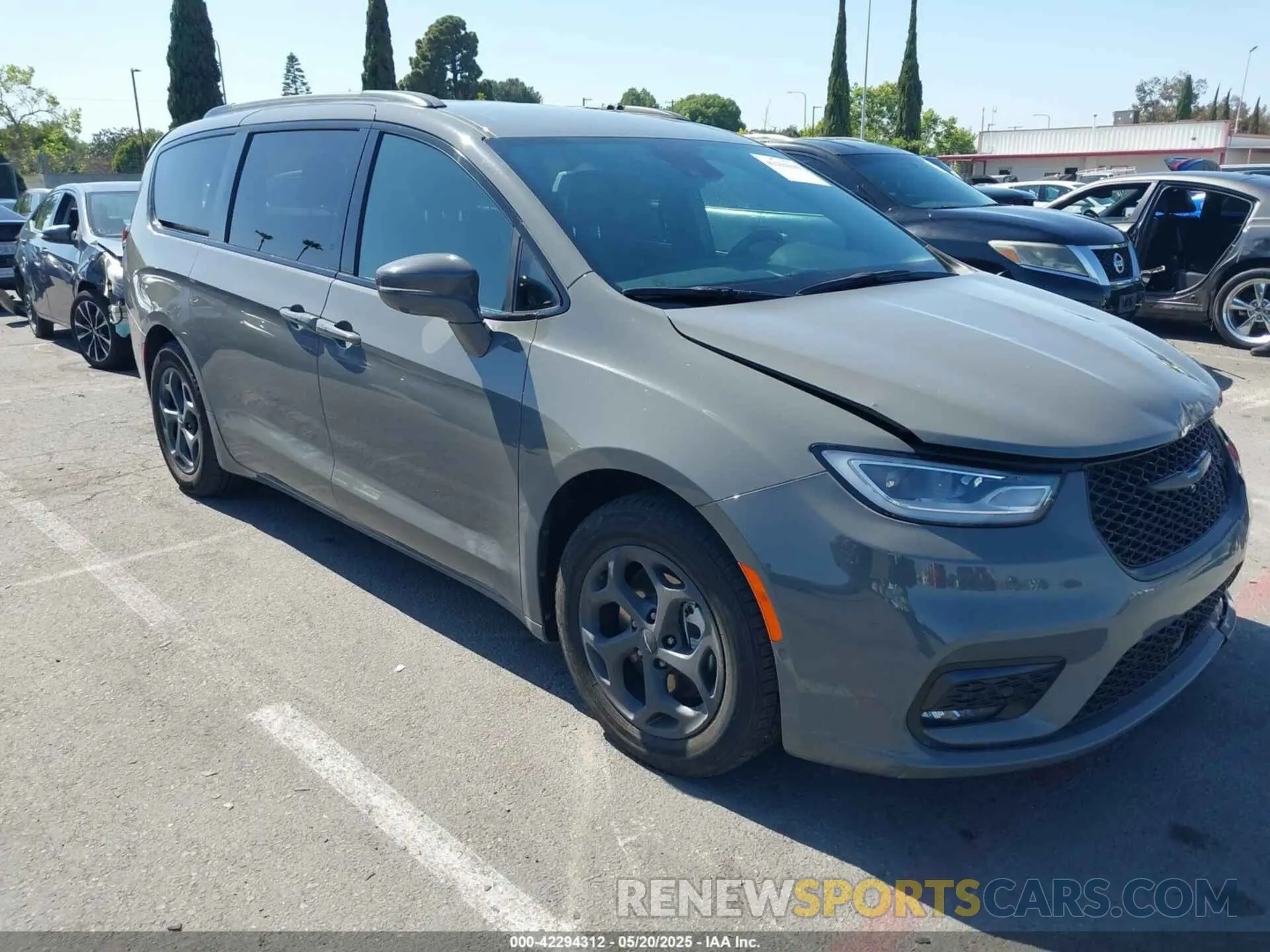1 fotografías del automóvil dañado 2C4RC1S76MR544495 CHRYSLER PACIFICA HYBRID 2021
