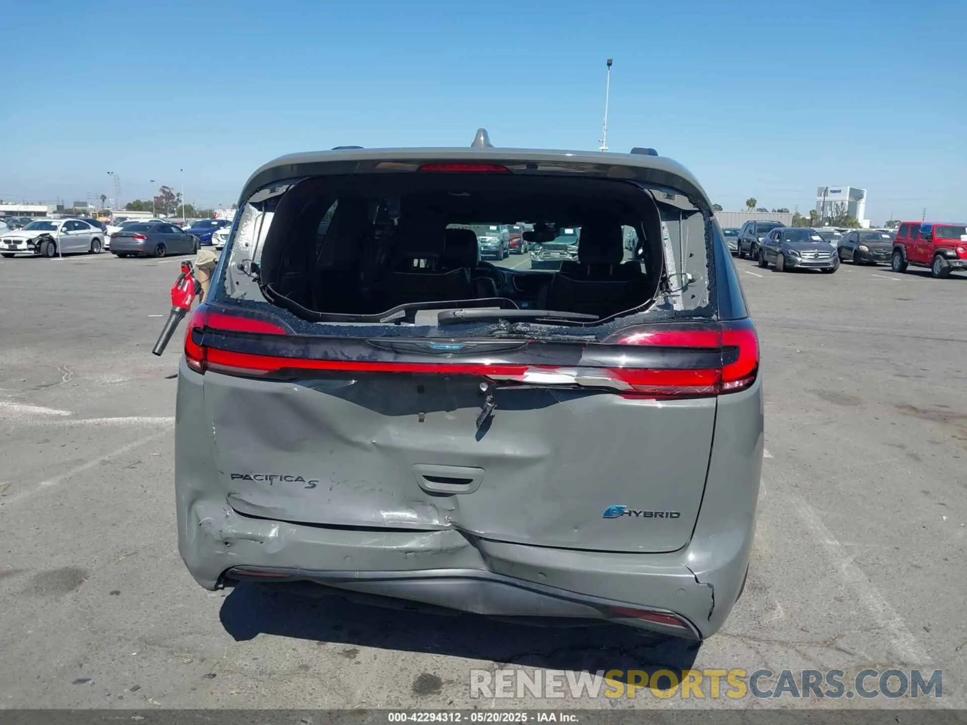 16 fotografías del automóvil dañado 2C4RC1S76MR544495 CHRYSLER PACIFICA HYBRID 2021