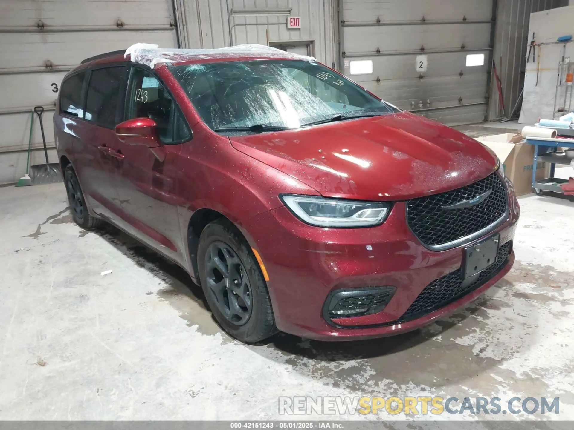 1 fotografías del automóvil dañado 2C4RC1S78MR521977 CHRYSLER PACIFICA HYBRID 2021