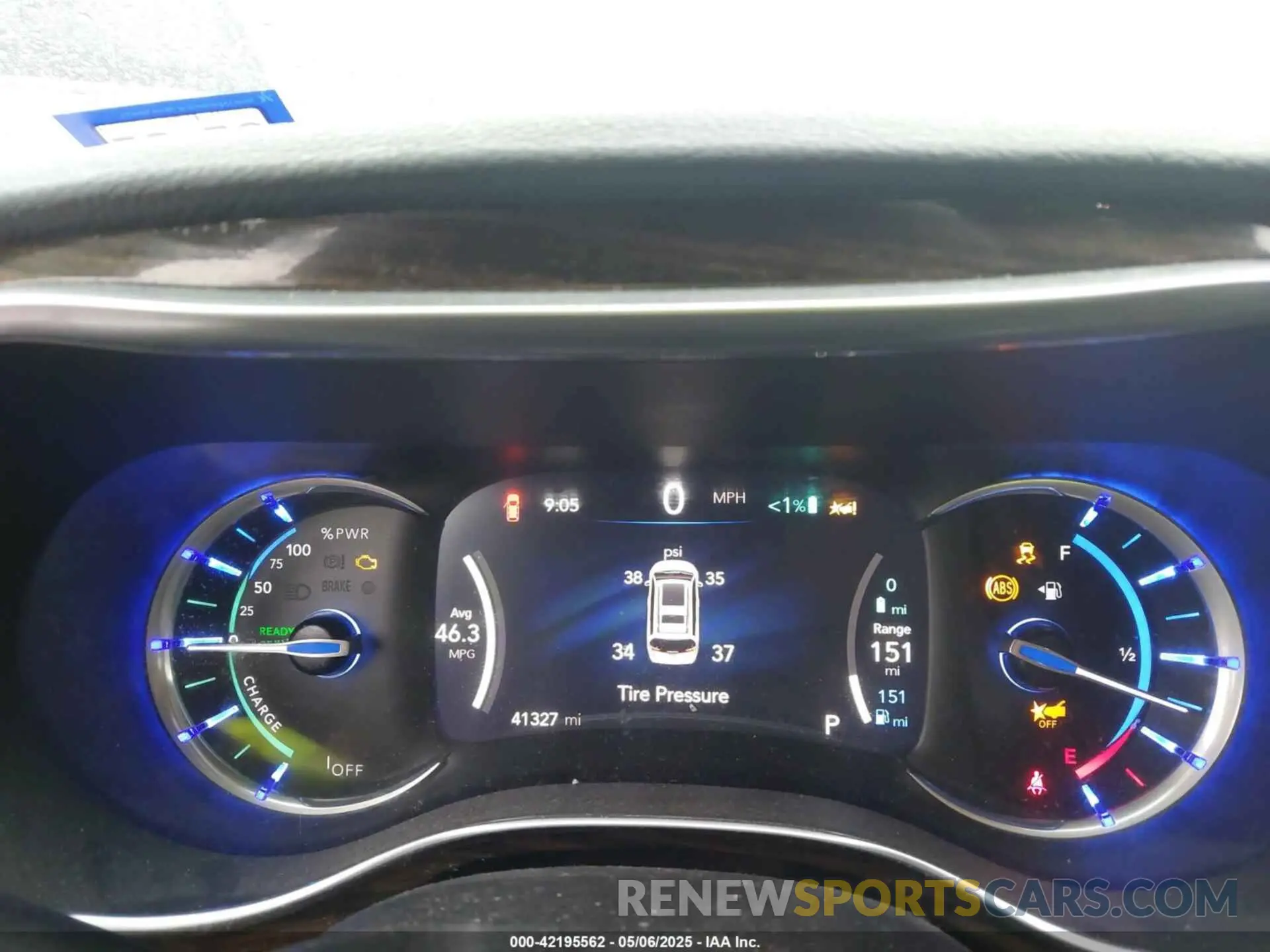 7 fotografías del automóvil dañado 2C4RC1S78MR535829 CHRYSLER PACIFICA HYBRID 2021