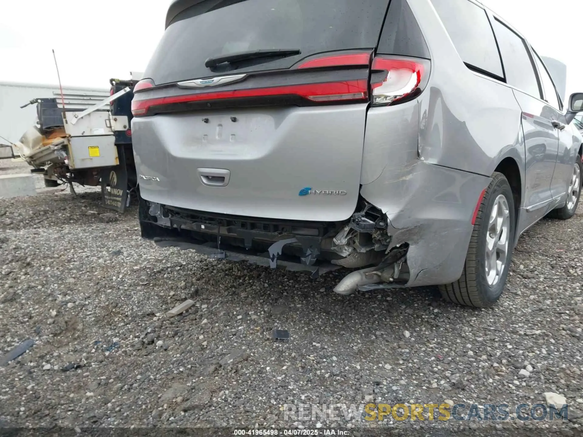 6 fotografías del automóvil dañado 2C4RC1S7XMR514240 CHRYSLER PACIFICA HYBRID 2021