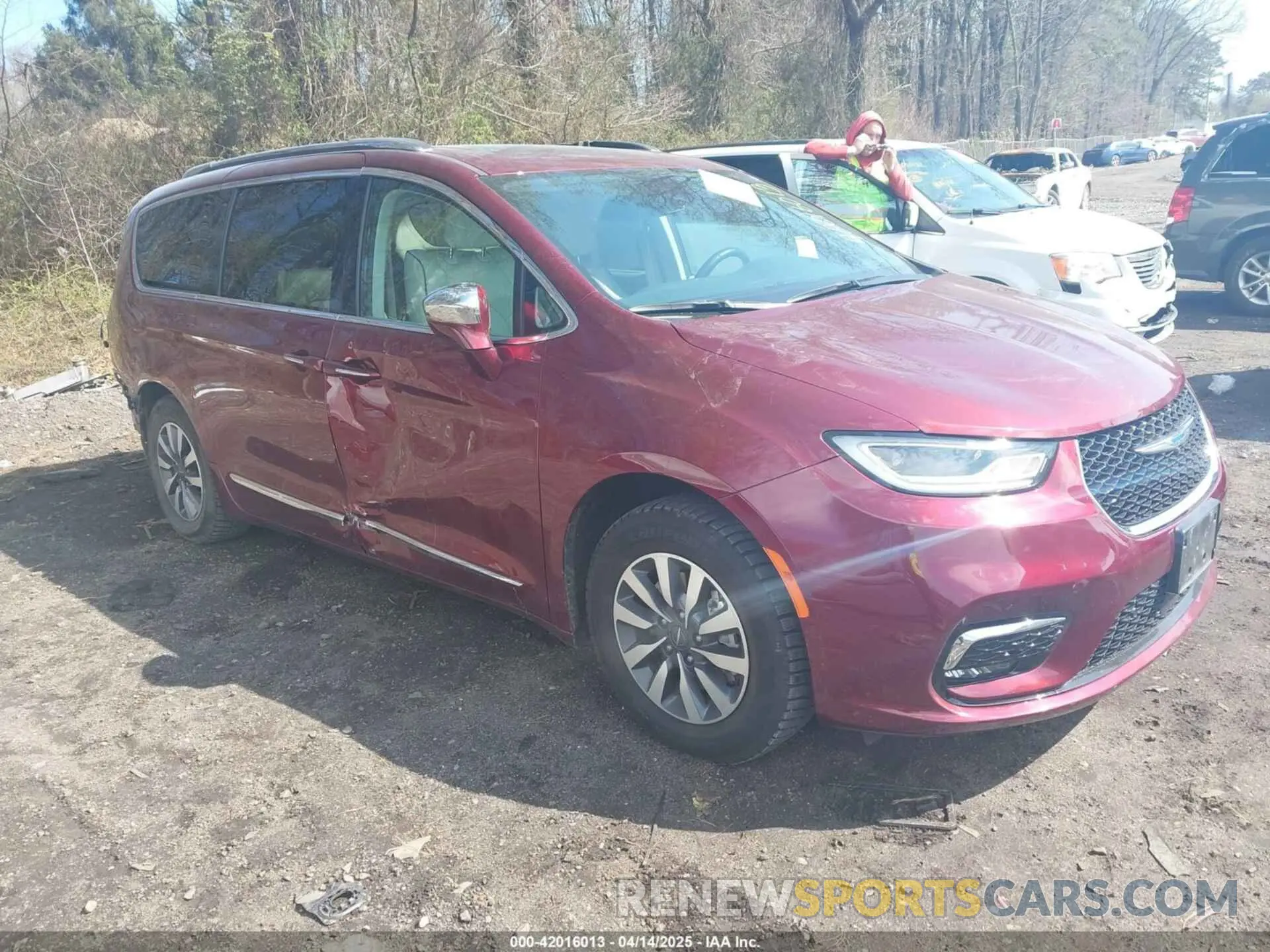 1 fotografías del automóvil dañado 2C4RC1S7XMR526887 CHRYSLER PACIFICA HYBRID 2021